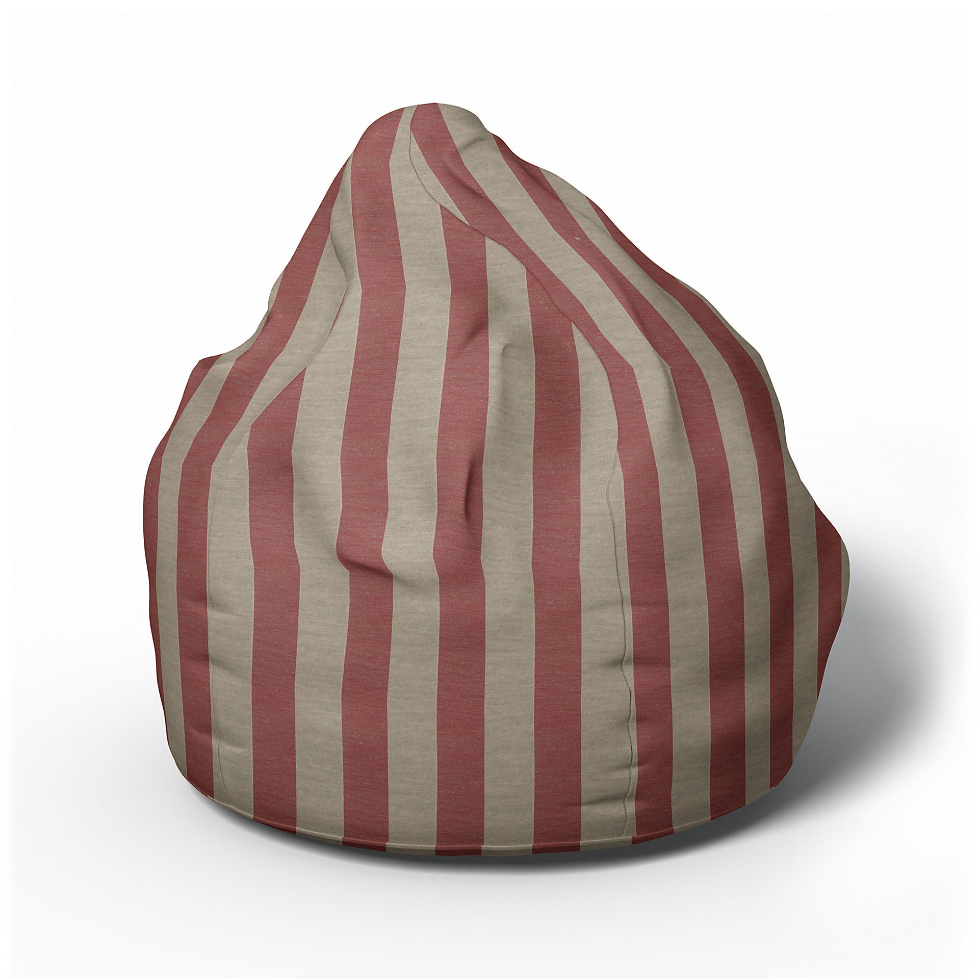 Bean Bag Cover, Soft Red, Linen - Bemz