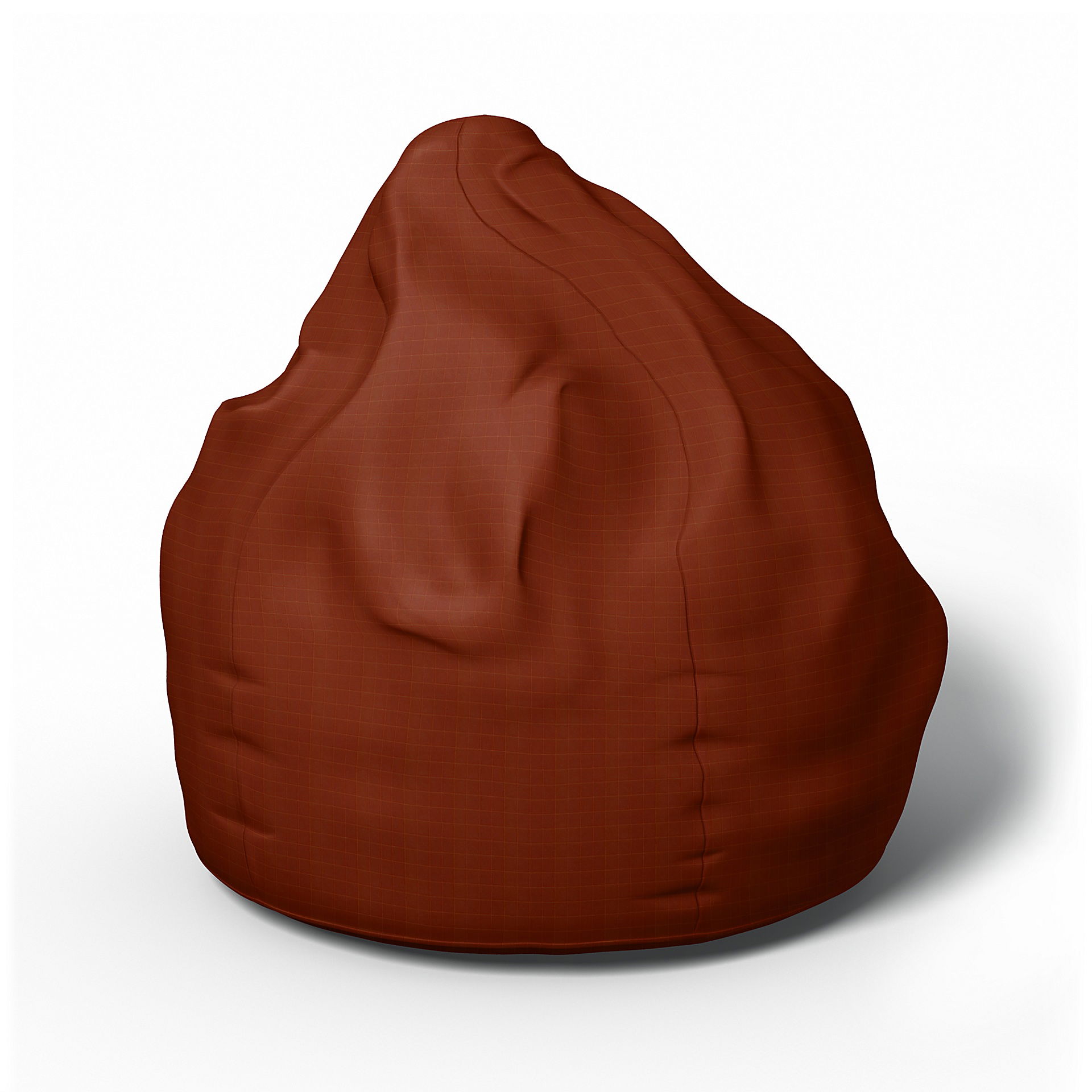 Bean Bag Cover, Burnt Sienna, Velvet - Bemz