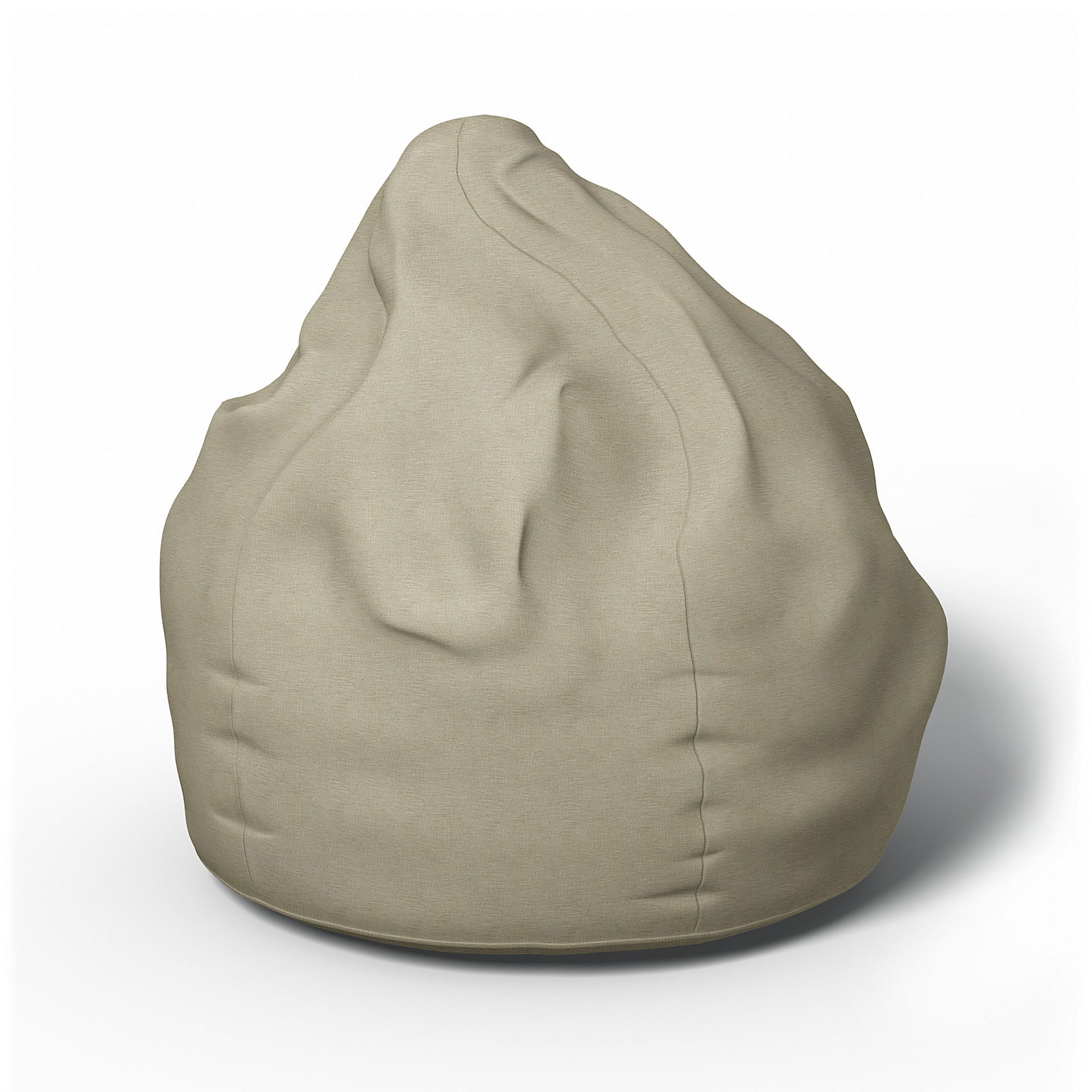 Bean Bag Cover, Soft White, Bouclé & Texture - Bemz