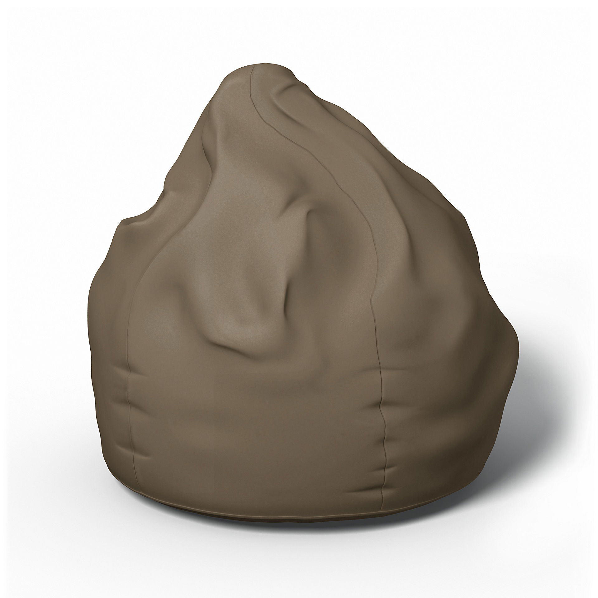 Bean Bag Cover, Taupe, Velvet - Bemz