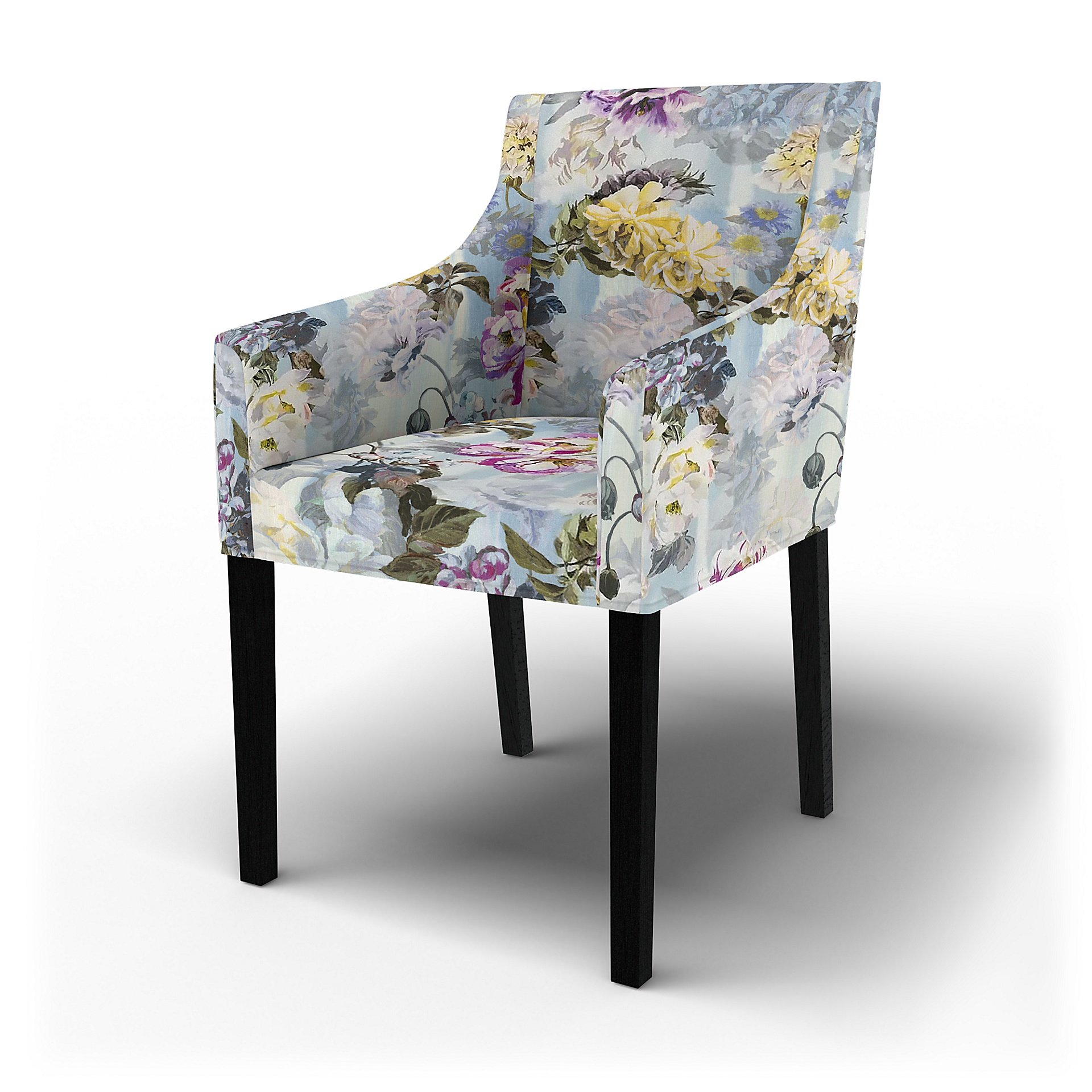 IKEA - Sakarias Chair Cover with Armrests , Sky, Linen - Bemz