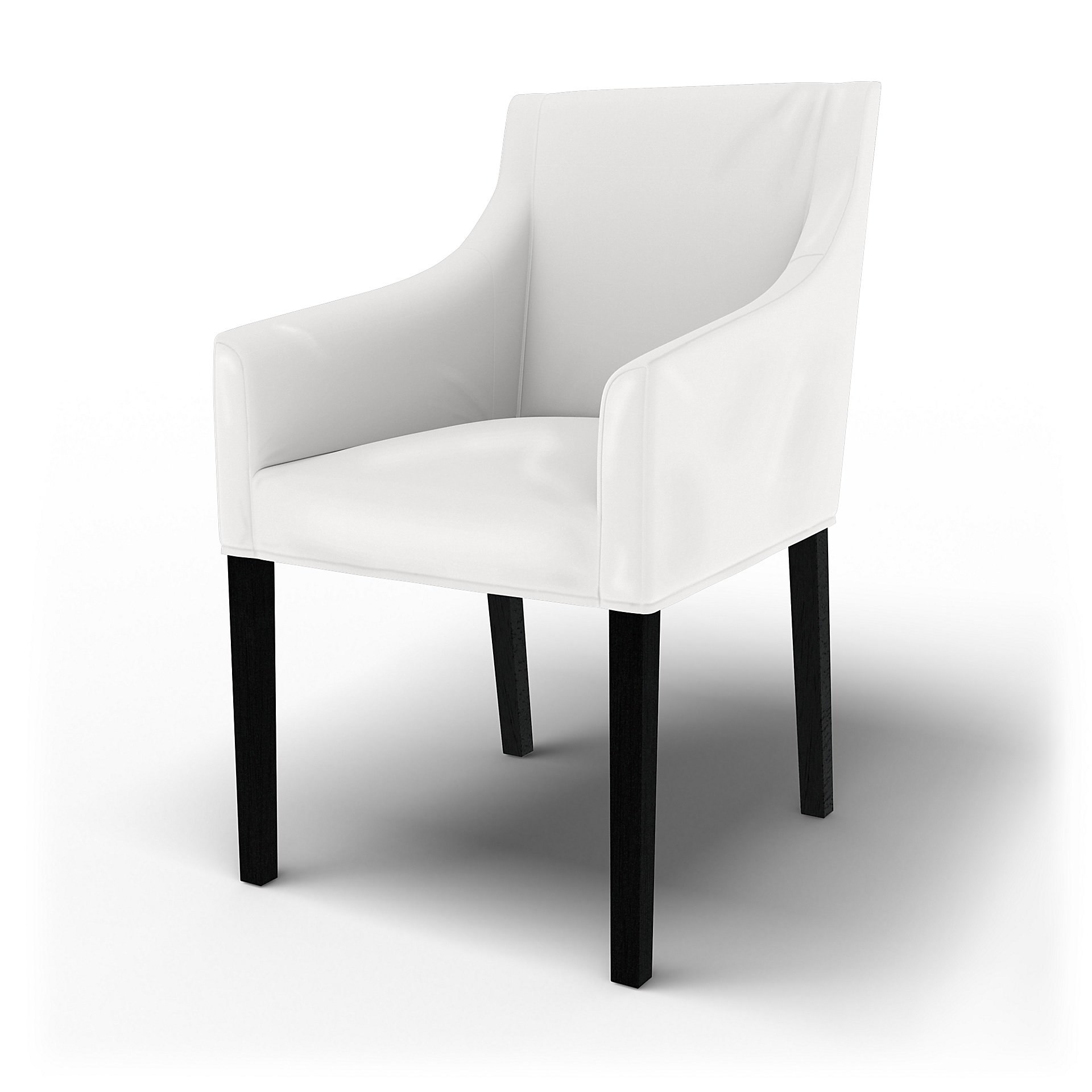 IKEA - Sakarias Chair Cover with Armrests , Absolute White, Cotton - Bemz