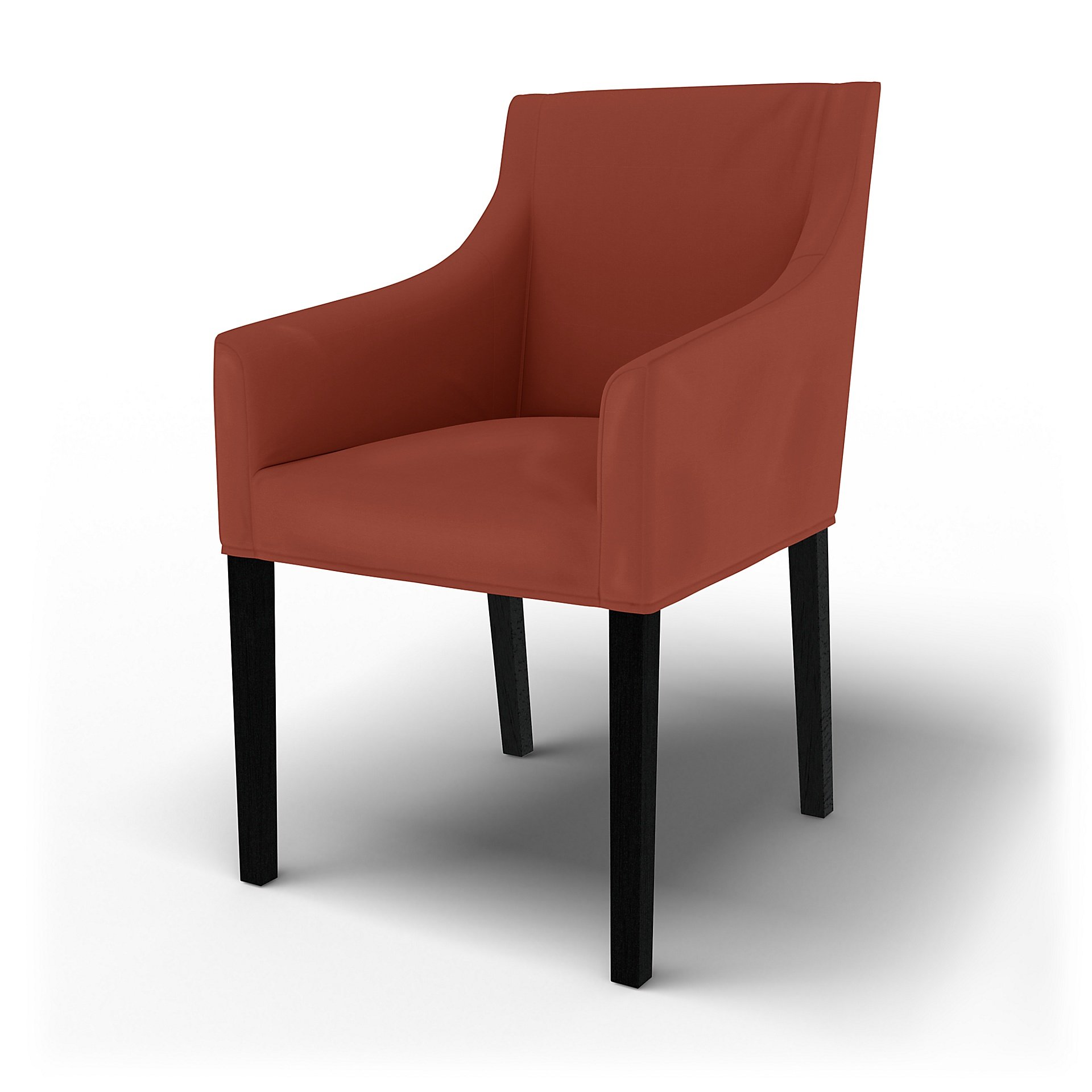 IKEA - Sakarias Chair Cover with Armrests , Burnt Orange, Cotton - Bemz