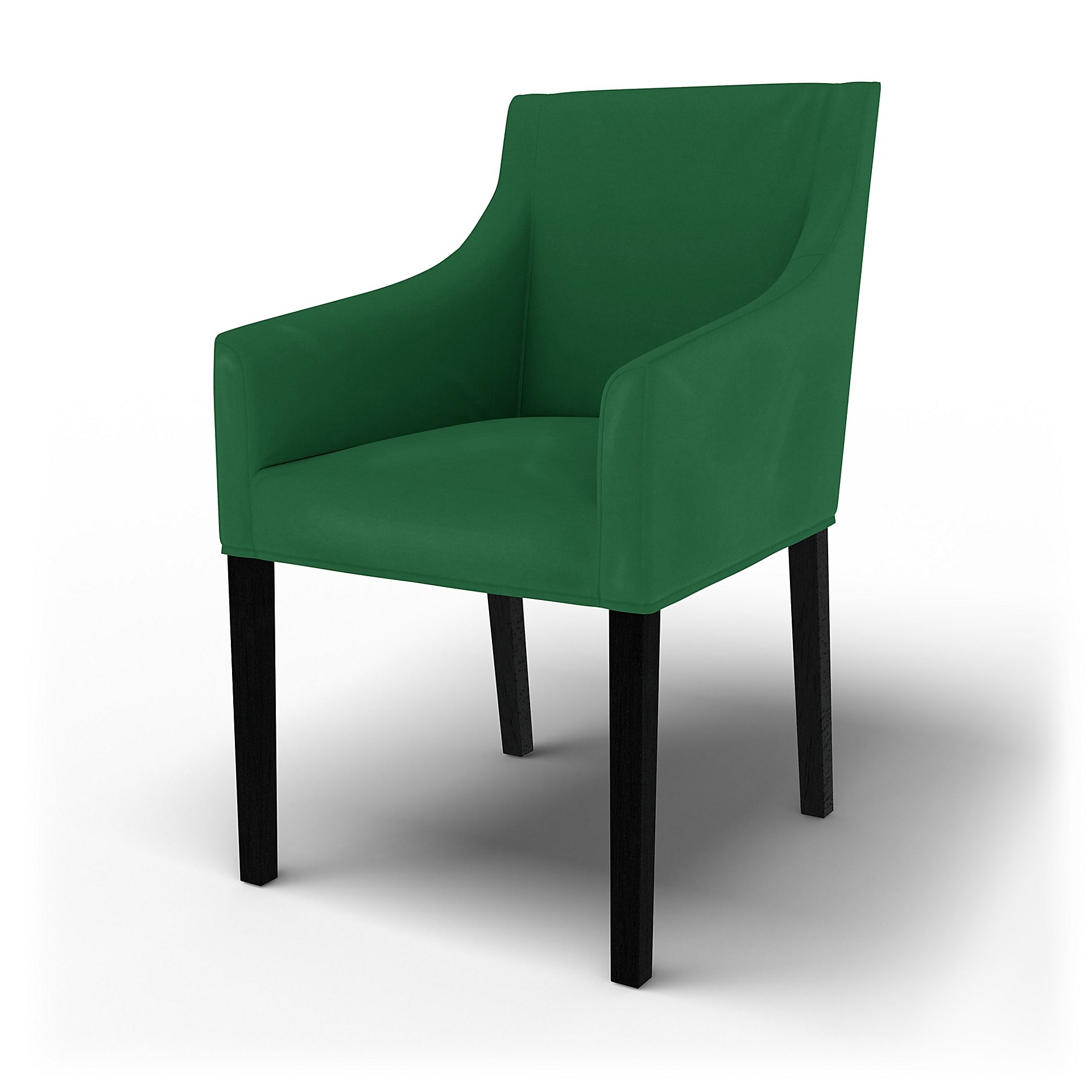 IKEA - Sakarias Chair Cover with Armrests , Abundant Green, Velvet - Bemz