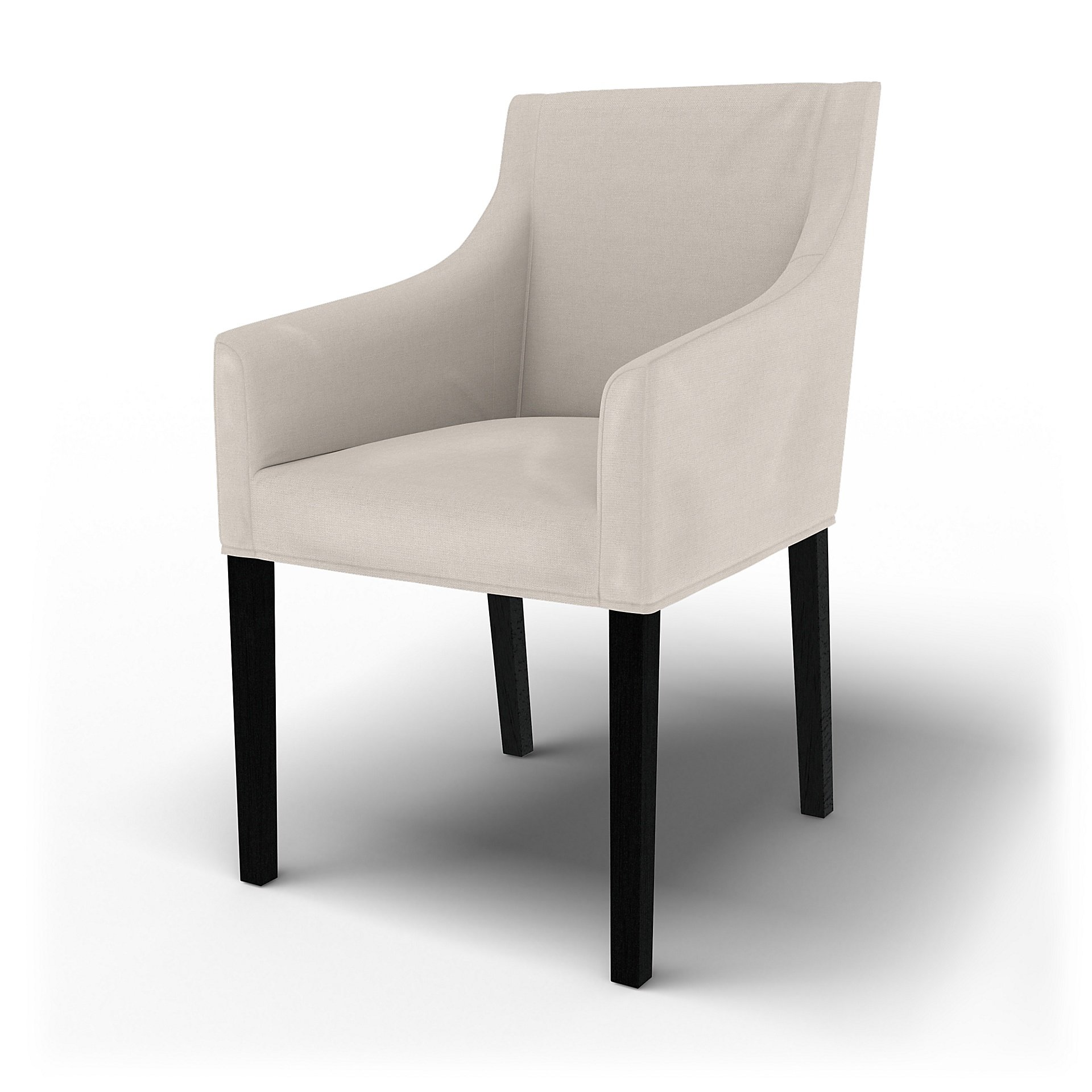 IKEA - Sakarias Chair Cover with Armrests , Chalk, Linen - Bemz