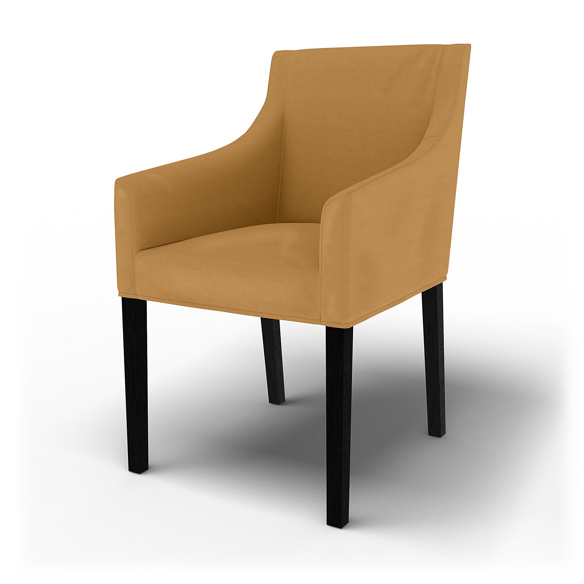 IKEA - Sakarias Chair Cover with Armrests , Mustard, Linen - Bemz