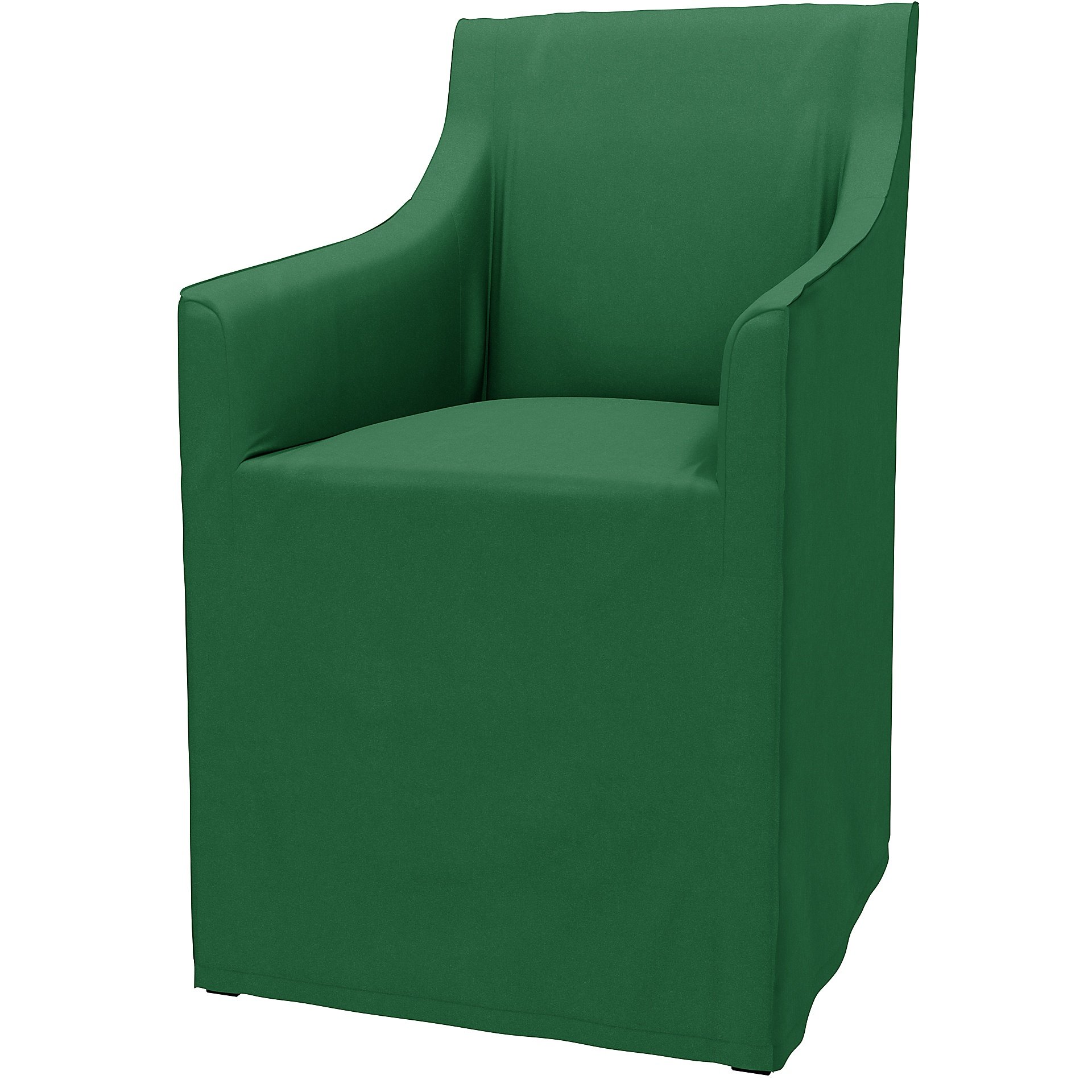 IKEA - Sakarias Chair with Armrests Cover, Abundant Green, Velvet - Bemz