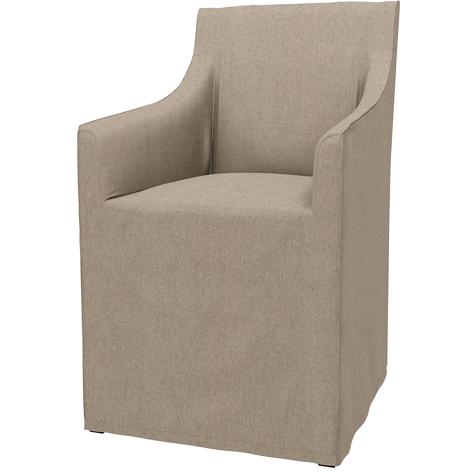IKEA - Sakarias Chair with Armrests Cover, Birch, Wool - Bemz