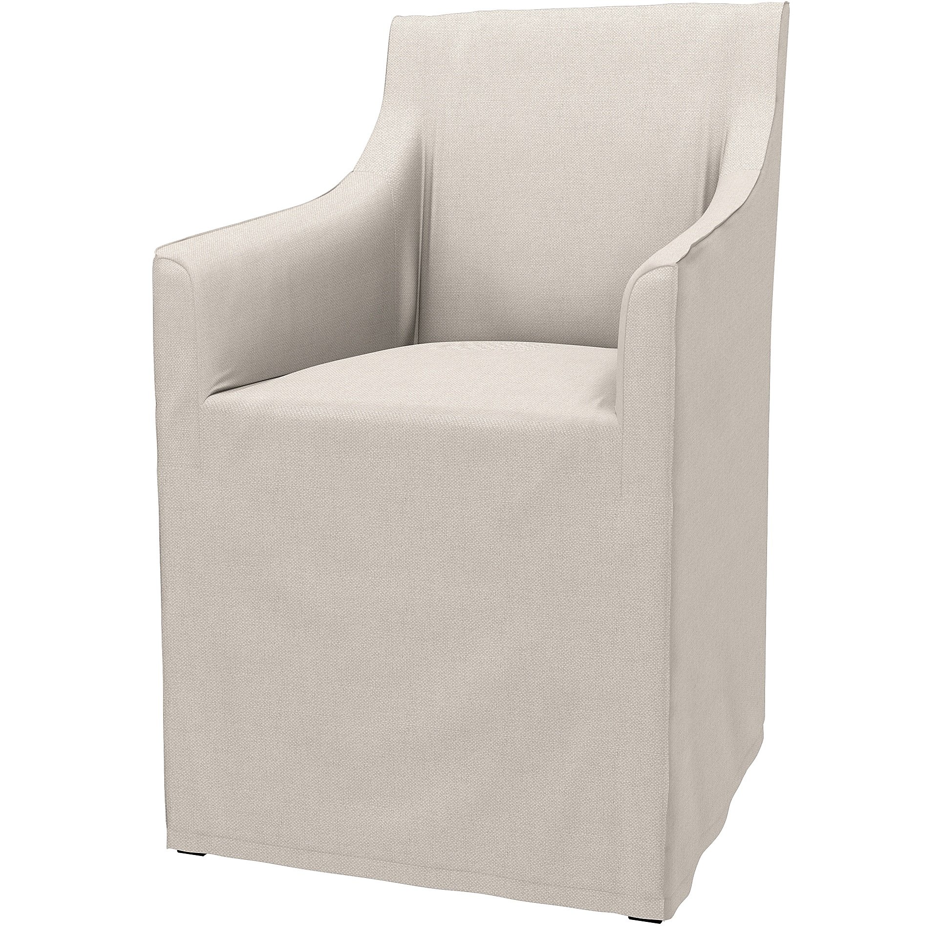 IKEA - Sakarias Chair with Armrests Cover, Chalk, Linen - Bemz