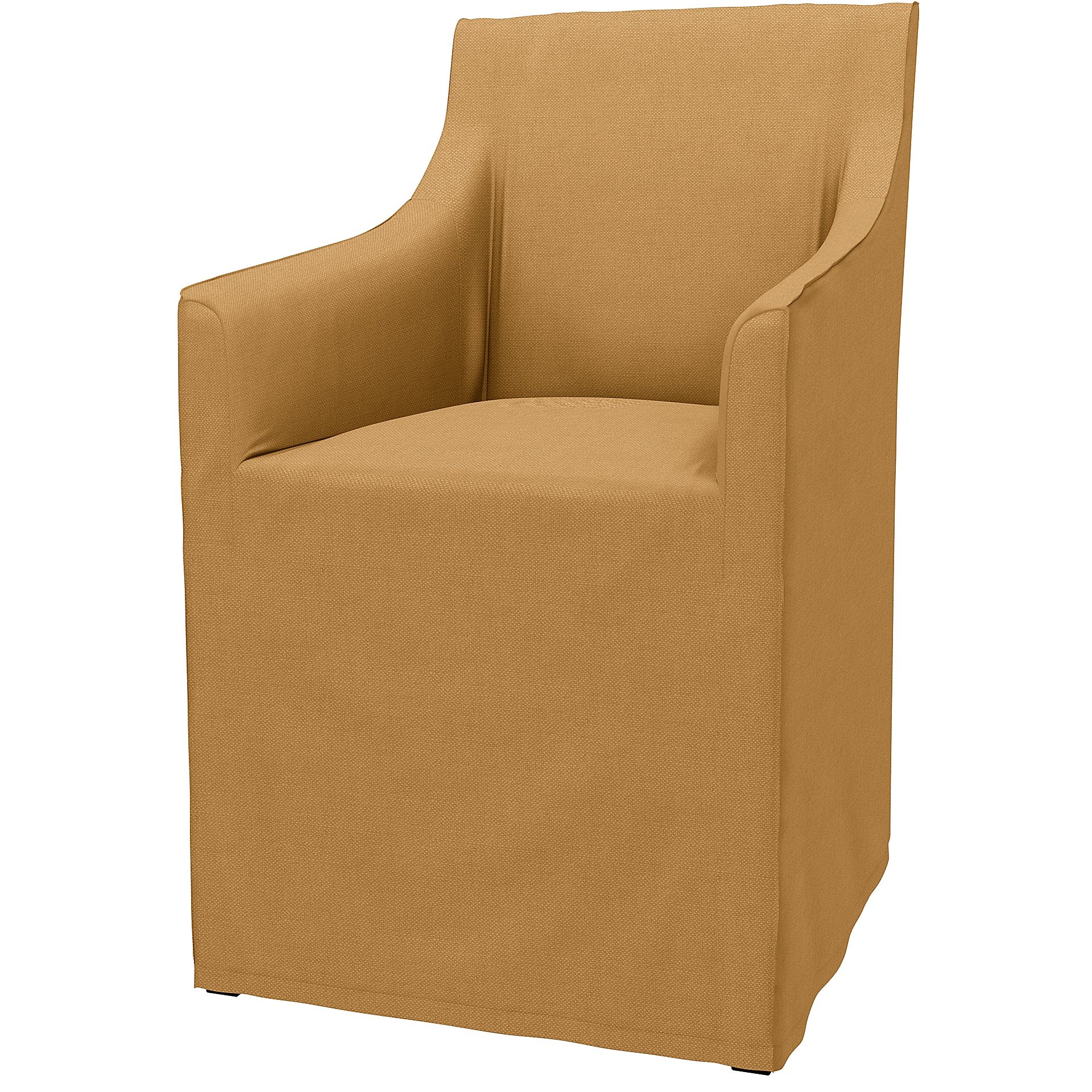 IKEA - Sakarias Chair with Armrests Cover, Mustard, Linen - Bemz