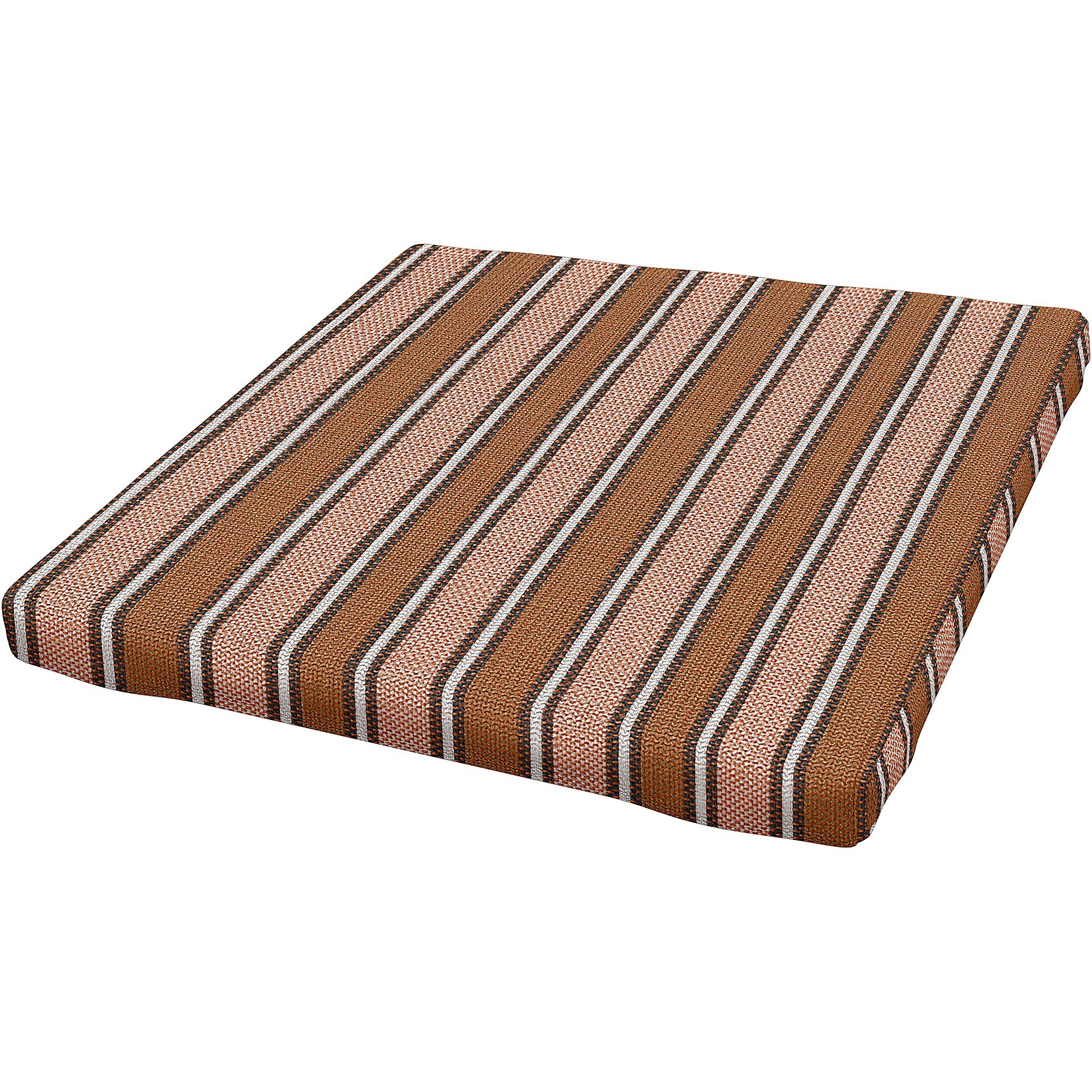 Universal outdoor seat cushion cover 39x39x3,5 cm, Orange Multi, Outdoor - Bemz