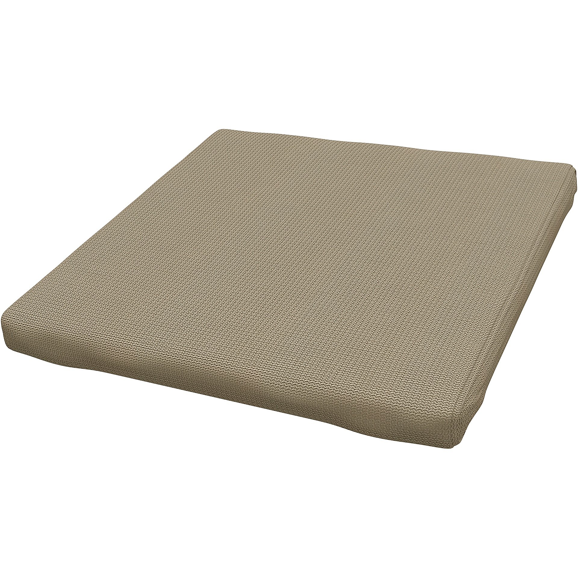 Universal outdoor seat cushion cover 39x39x3,5 cm, Dark Sand, Outdoor - Bemz