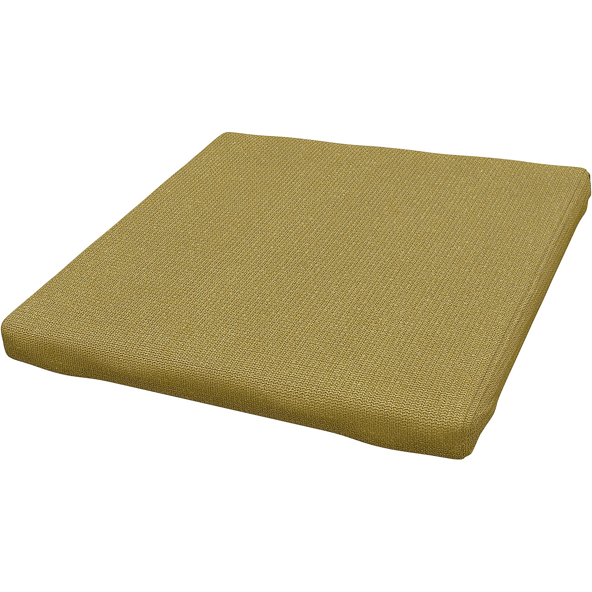 Universal outdoor seat cushion cover 39x39x3,5 cm, Dark Lemon Yellow, Outdoor - Bemz
