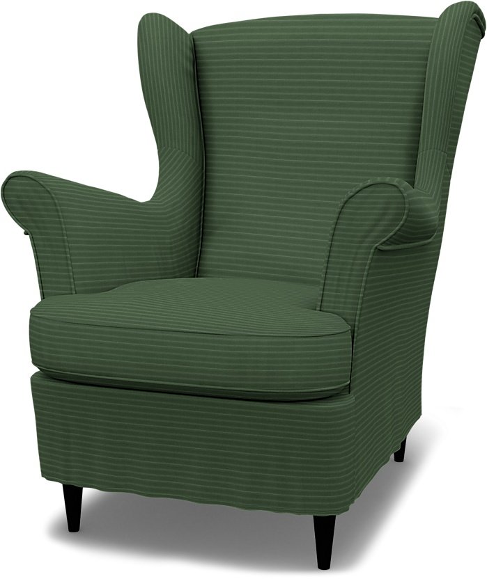 IKEA - Strandmon Armchair Cover, Palm Green, Corduroy - Bemz