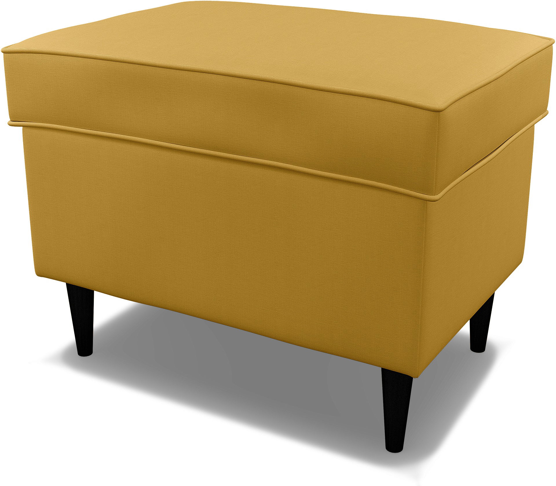 IKEA - Strandmon Footstool cover, Honey Mustard, Cotton - Bemz