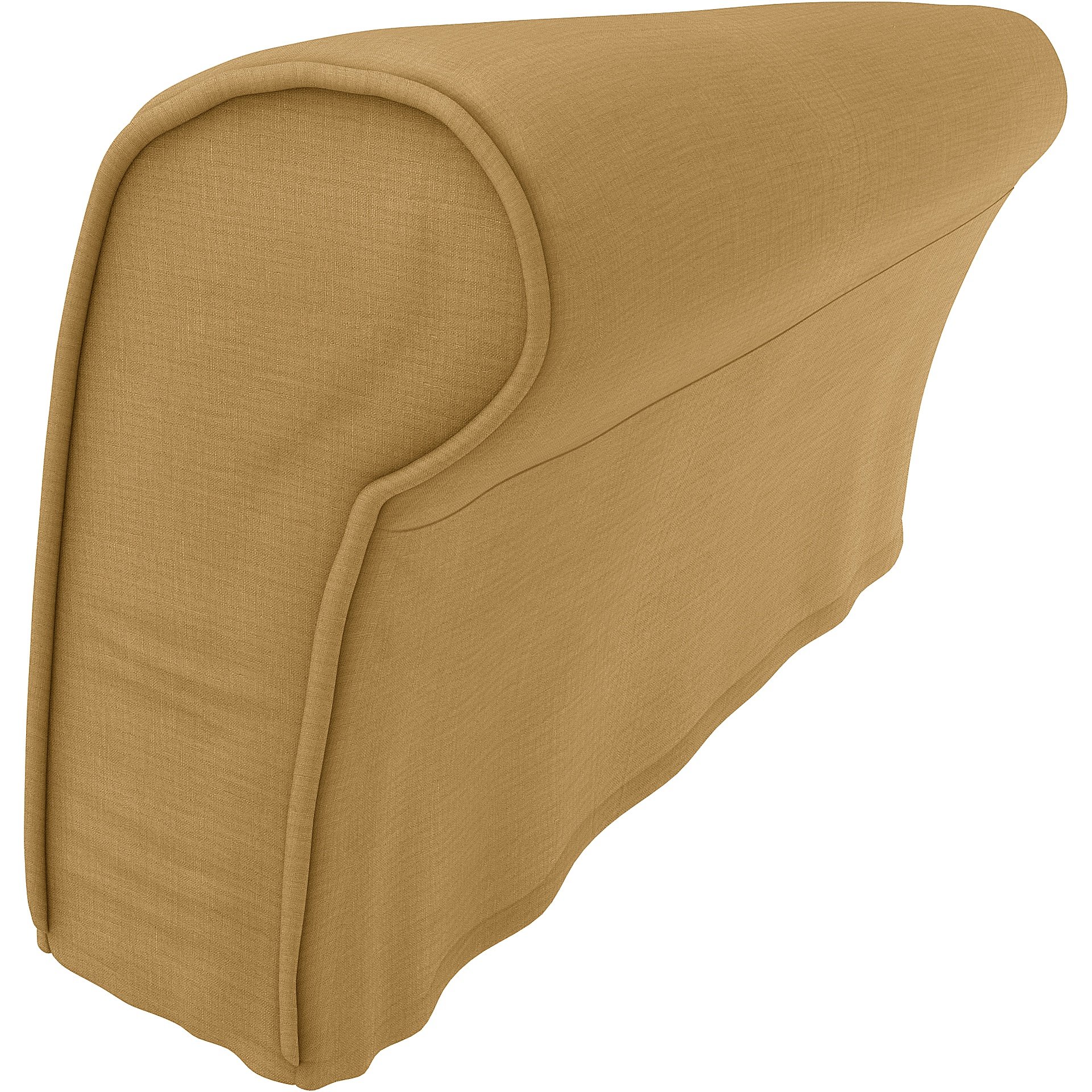IKEA - Strandmon Armrest Protectors (One pair), Dusty Yellow, Linen - Bemz