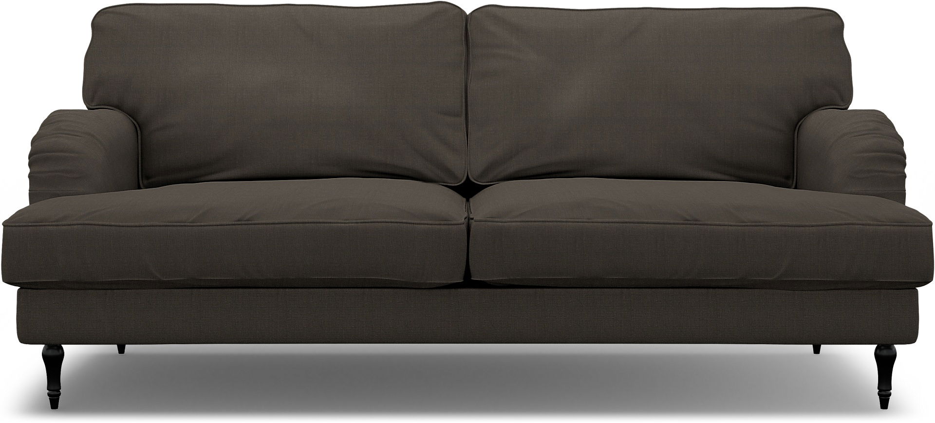 IKEA - Stocksund 3 Seater Sofa Cover, Mocha, Linen - Bemz