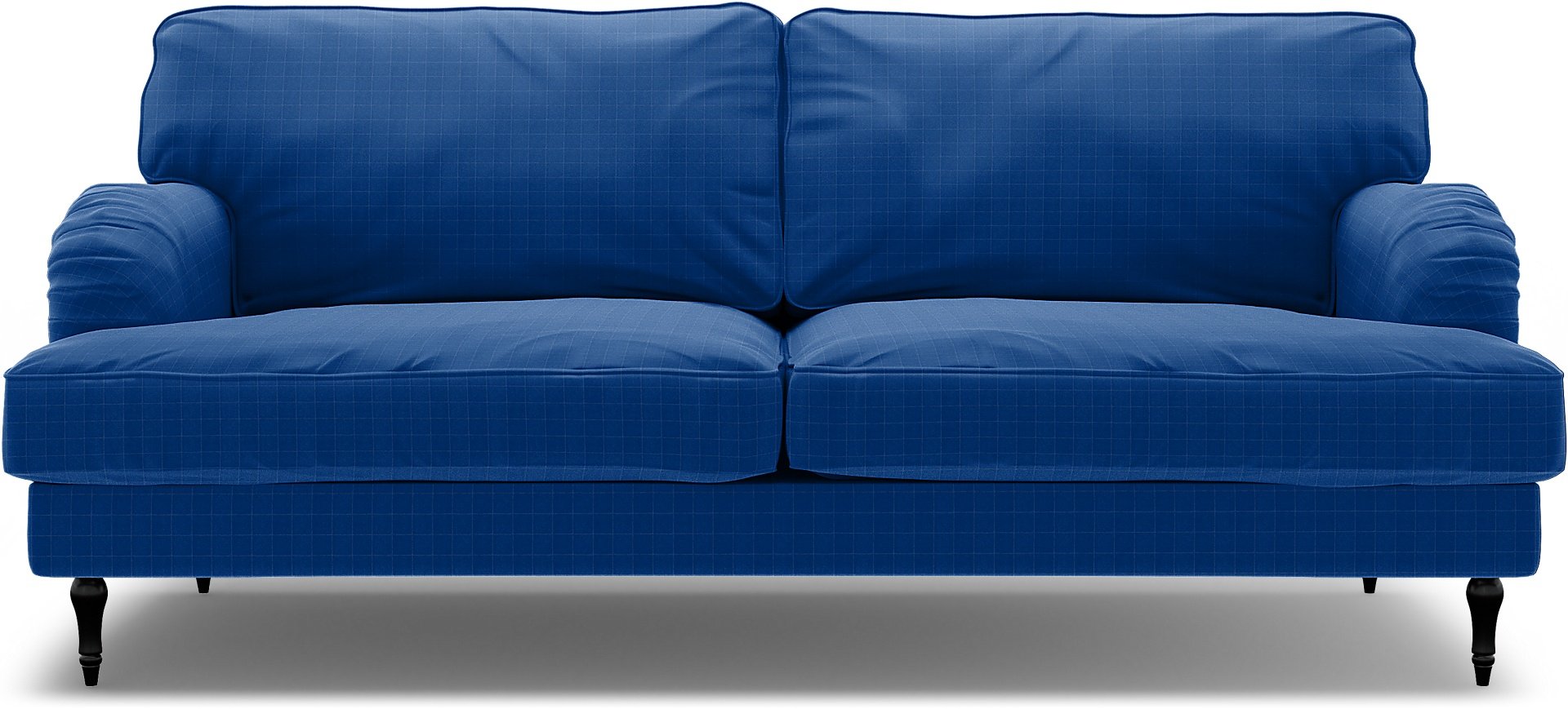 IKEA - Stocksund 3 Seater Sofa Cover, Lapis Blue, Velvet - Bemz