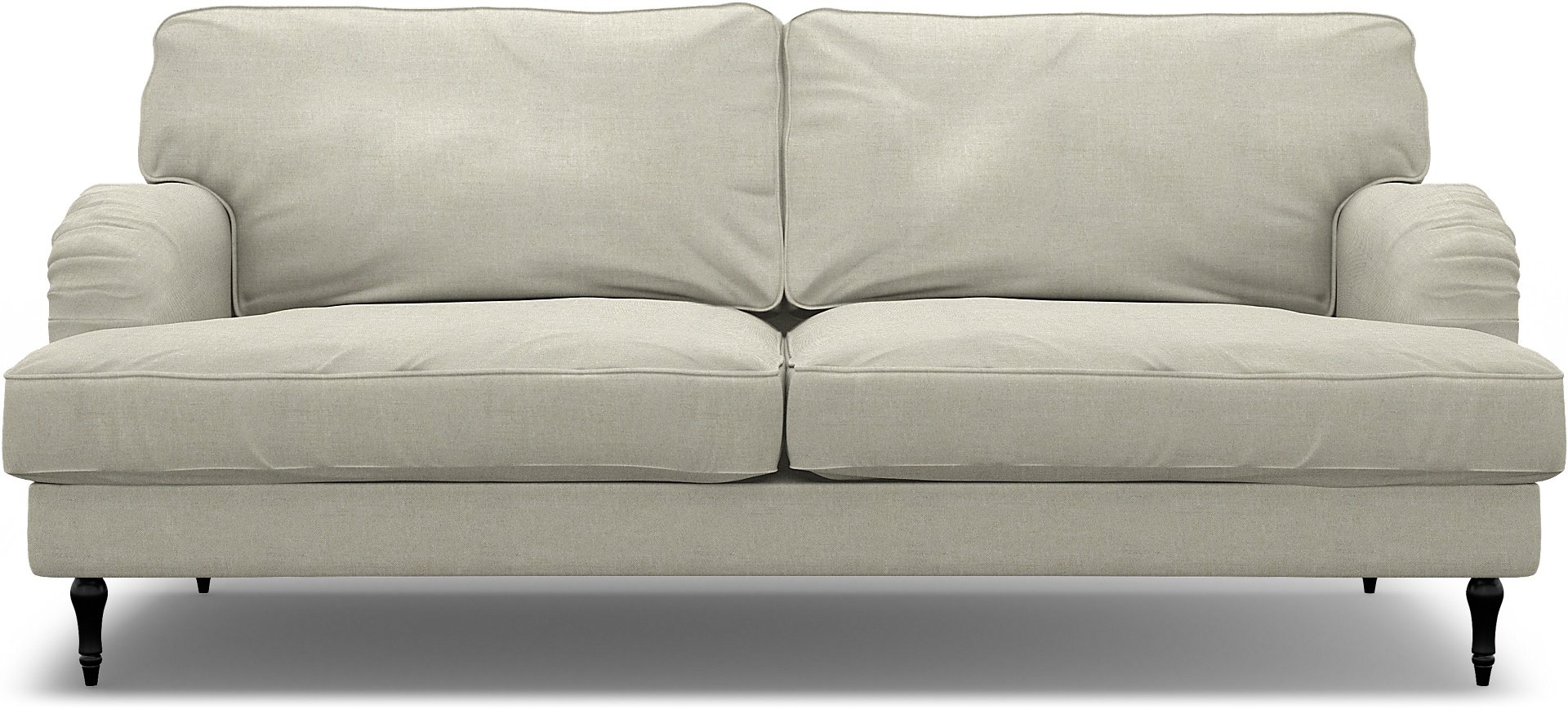 IKEA - Stocksund 3 Seater Sofa Cover, Natural, Linen - Bemz