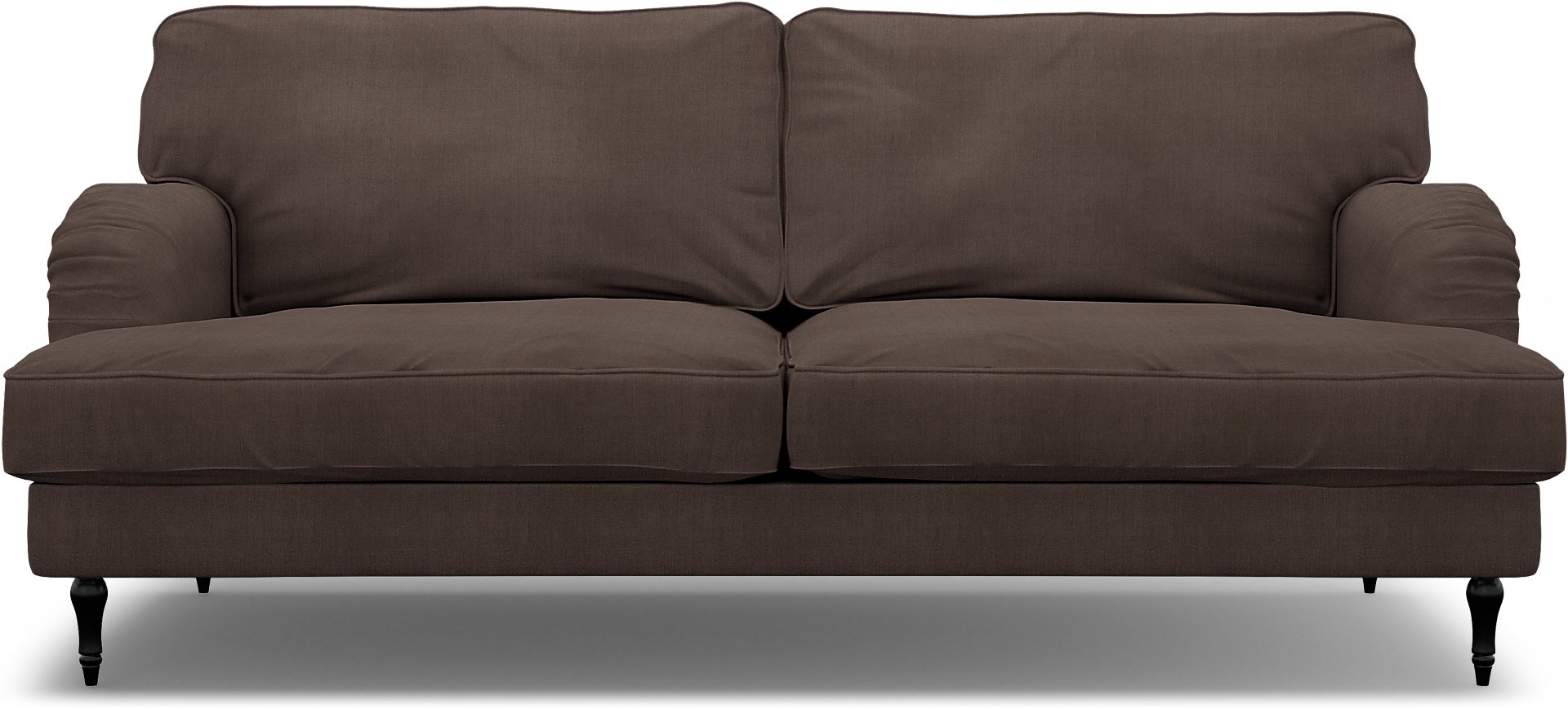 IKEA - Stocksund 3 Seater Sofa Cover, Cocoa, Linen - Bemz