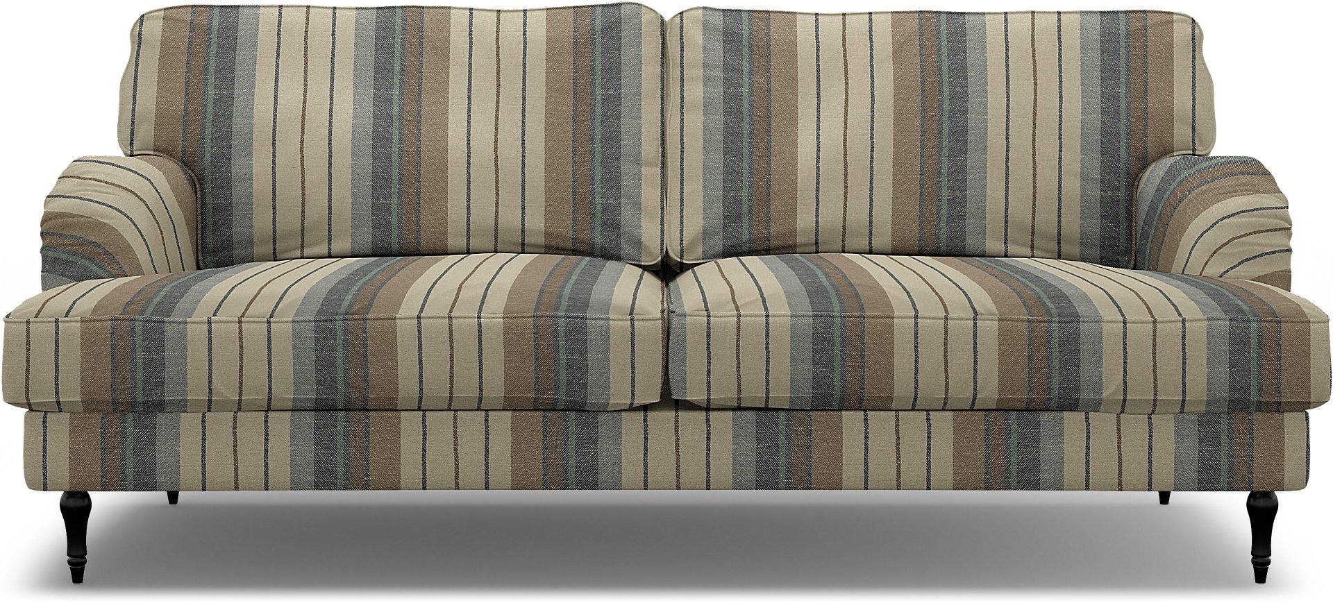 IKEA - Stocksund 3 Seater Sofa Cover, Soft Oak, Cotton - Bemz