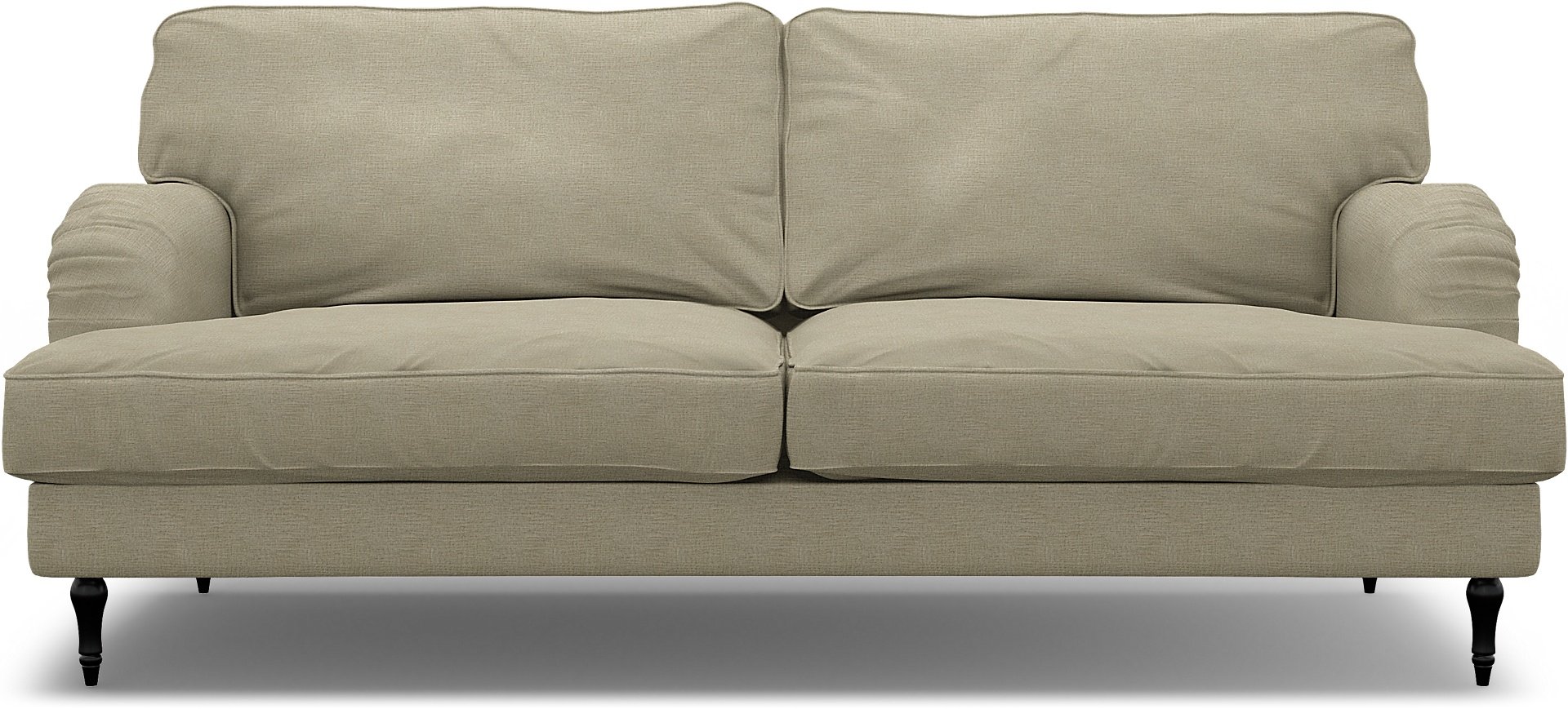 IKEA - Stocksund 3 Seater Sofa Cover, Soft White, Boucle & Texture - Bemz