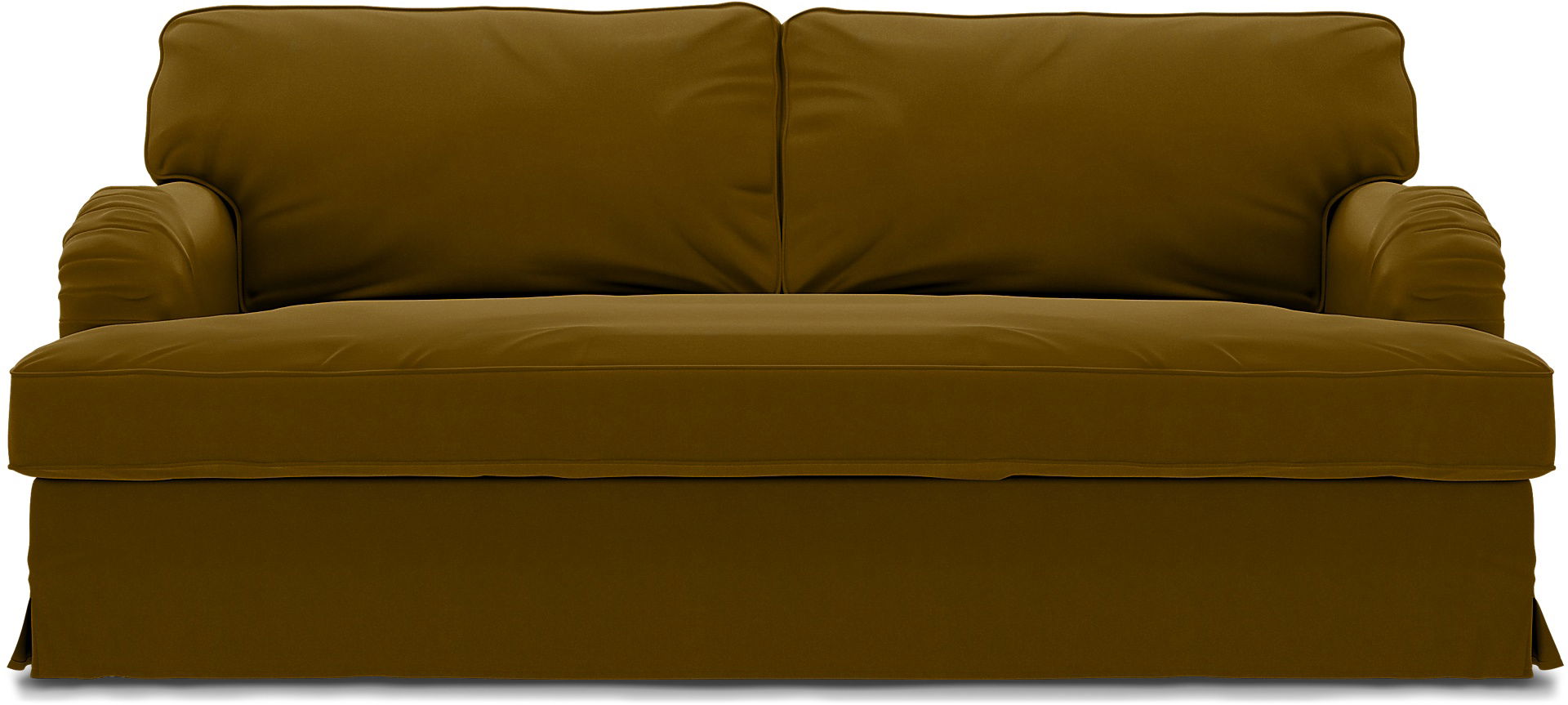 Stocksund 3 Seater Sofa Cover, Turmeric, Velvet - Bemz