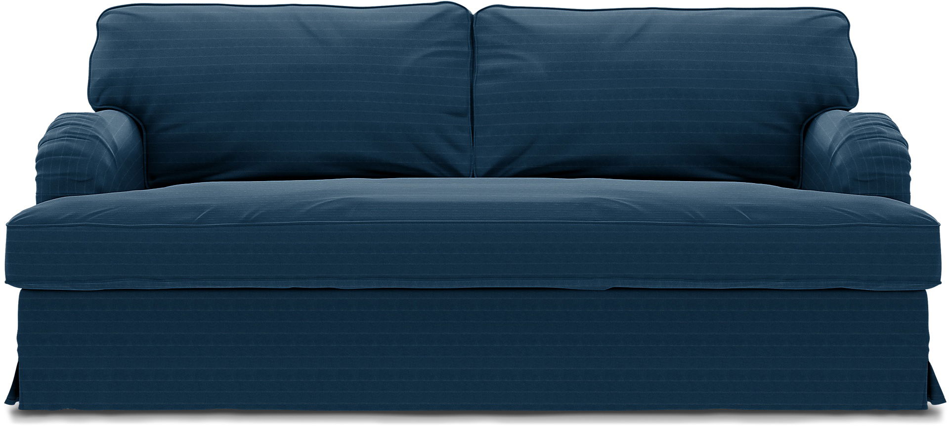 Stocksund 3 Seater Sofa Cover, Denim Blue, Velvet - Bemz