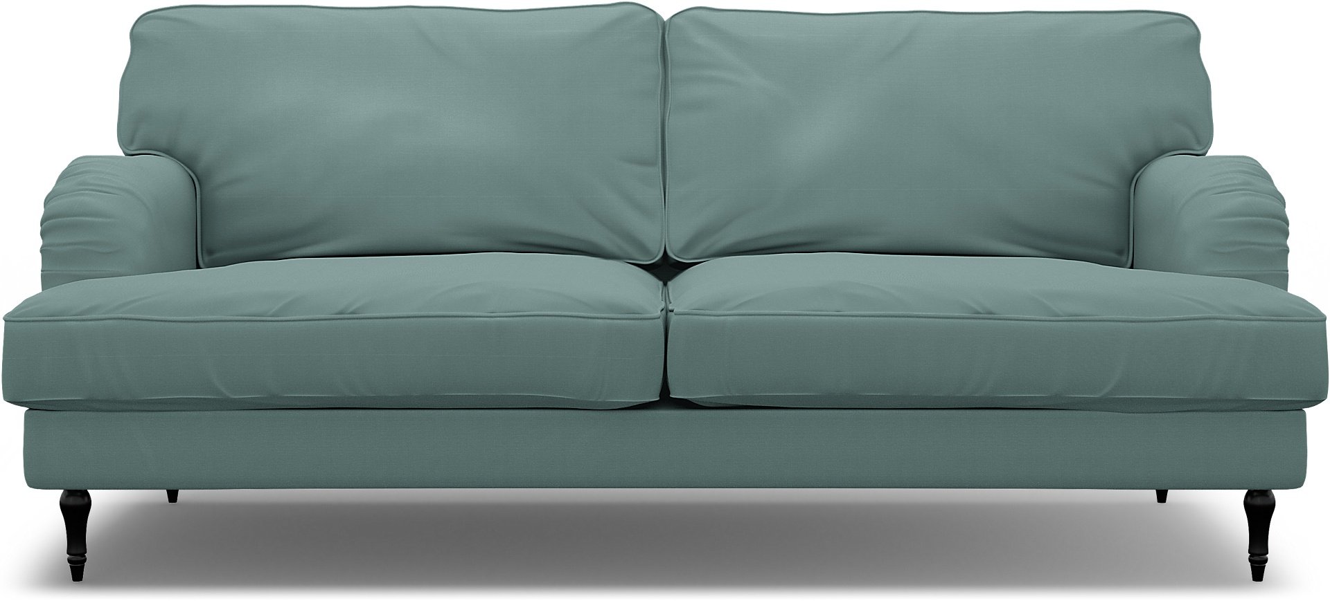 IKEA - Stocksund 3 Seater Sofa Cover, Mineral Blue, Cotton - Bemz