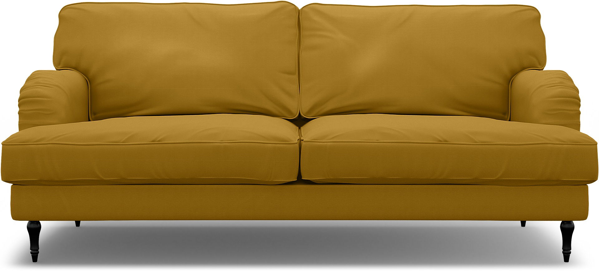 IKEA - Stocksund 3 Seater Sofa Cover, Honey Mustard, Cotton - Bemz