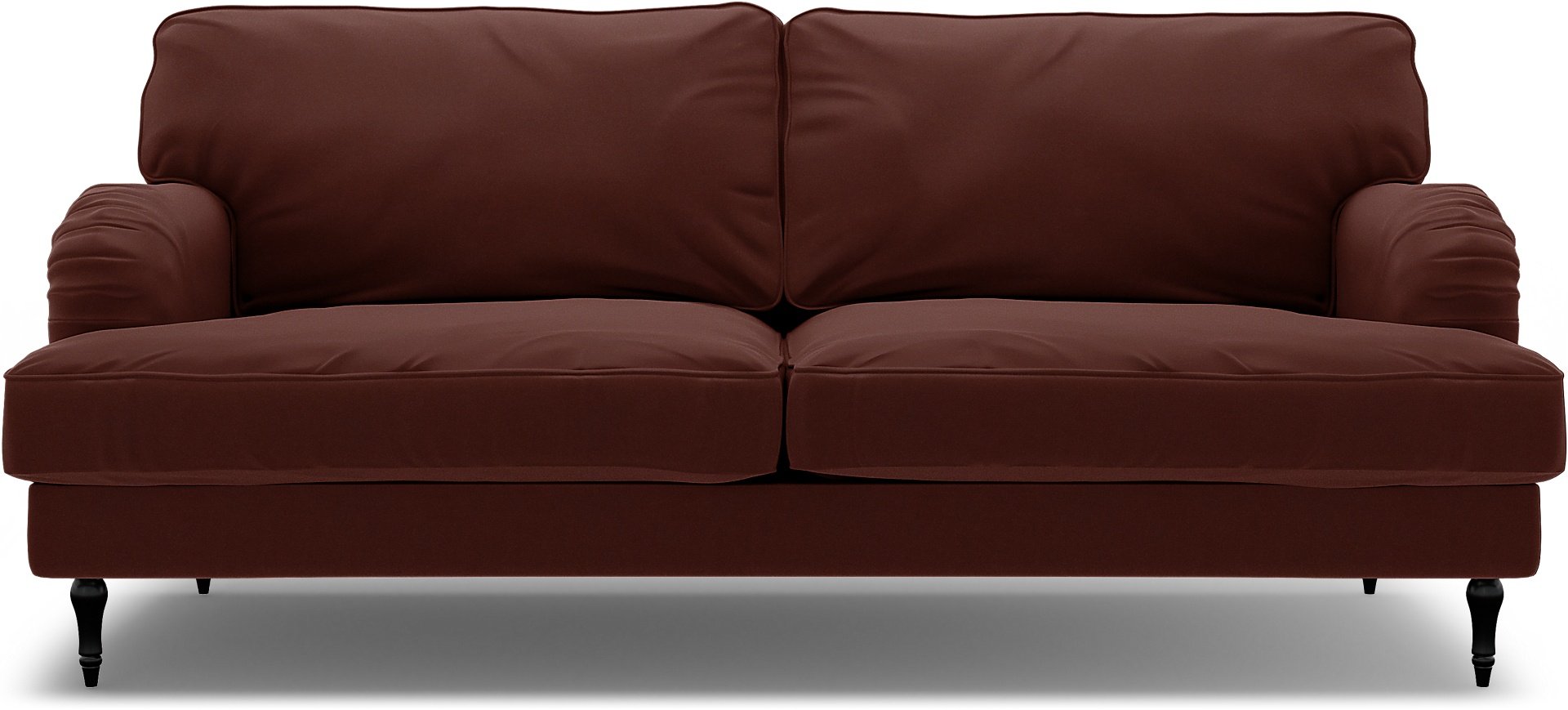 IKEA - Stocksund 3 Seater Sofa Cover, Ground Coffee, Velvet - Bemz