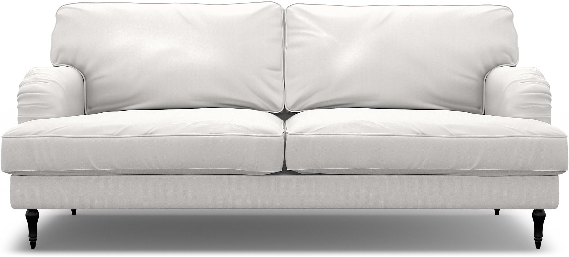 IKEA - Stocksund 3 Seater Sofa Cover, Soft White, Linen - Bemz