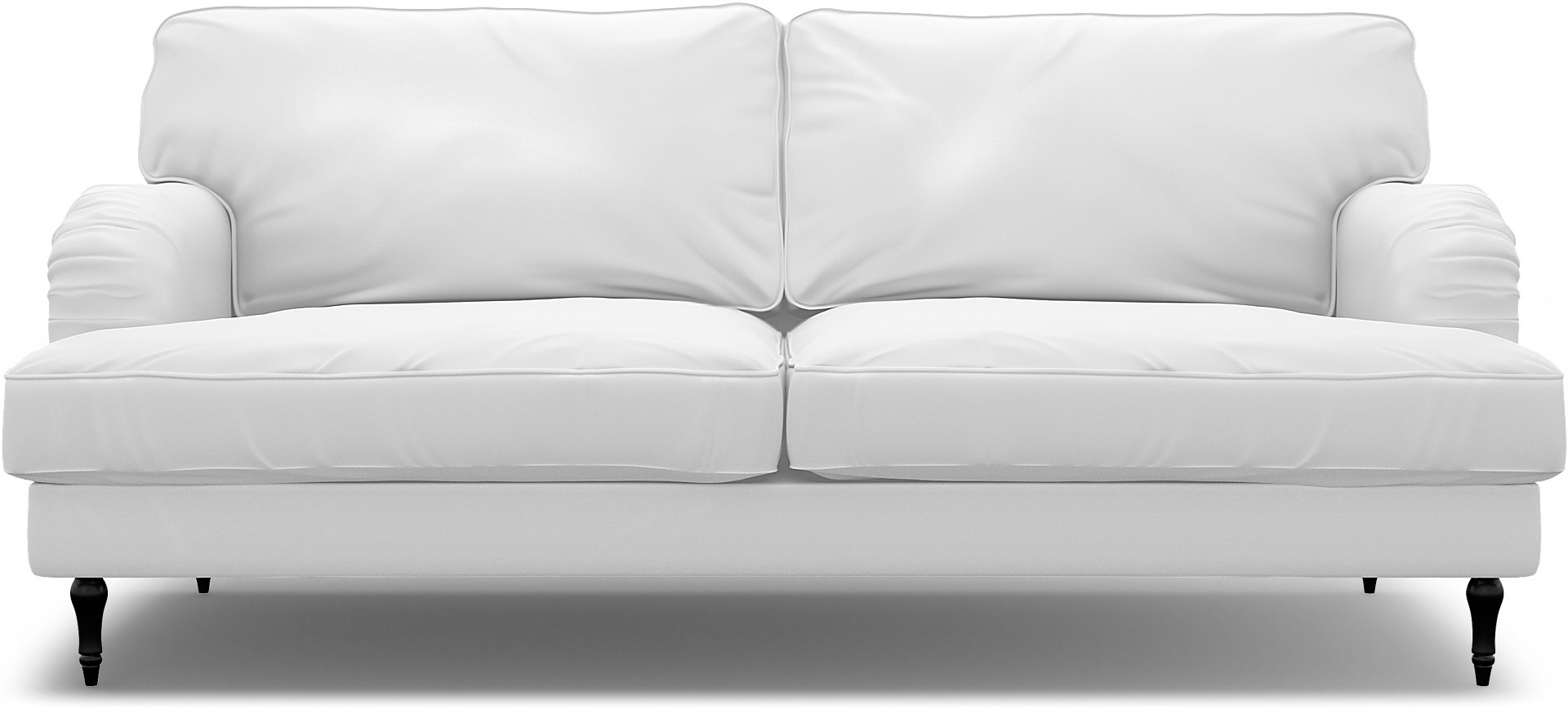 IKEA - Stocksund 3 Seater Sofa Cover, Absolute White, Linen - Bemz