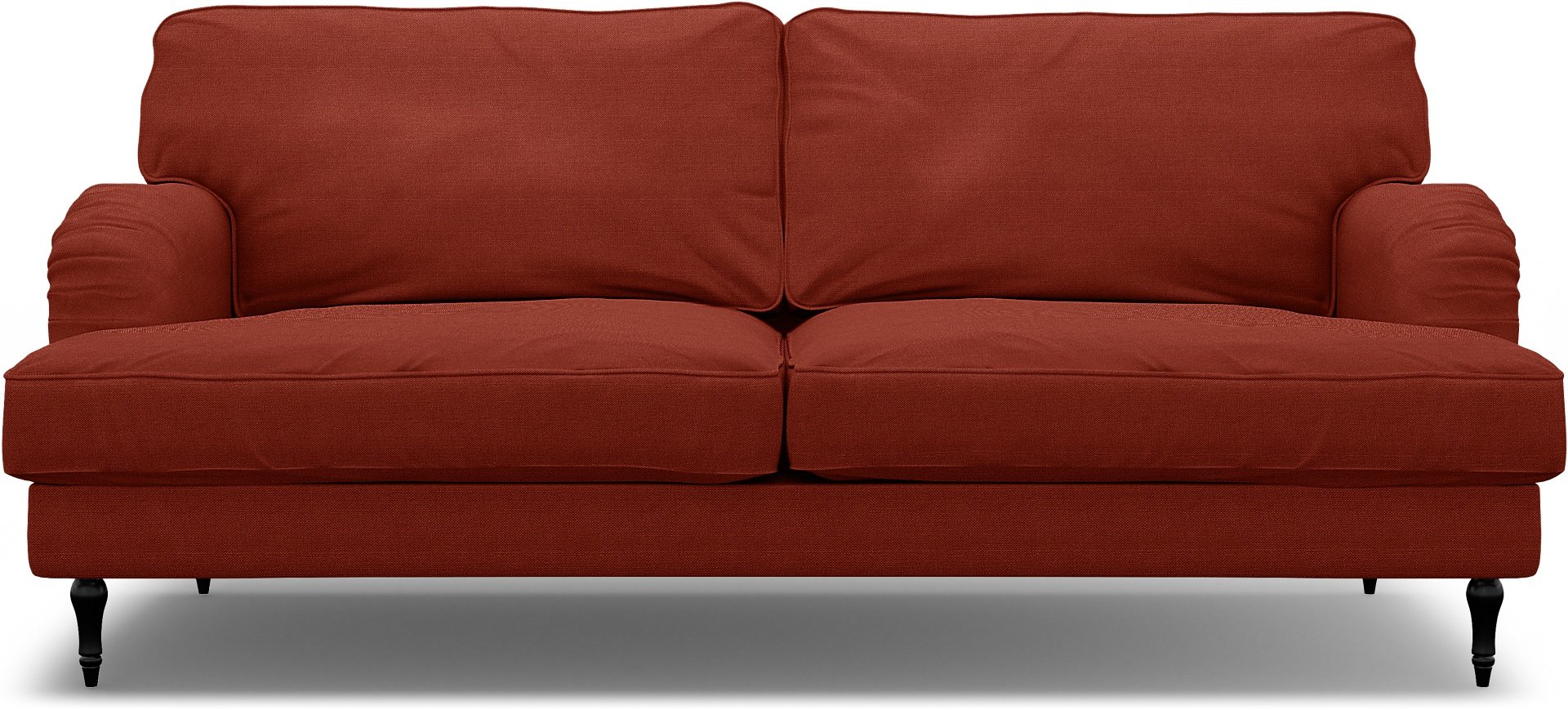 IKEA - Stocksund 3 Seater Sofa Cover, Cayenne, Linen - Bemz