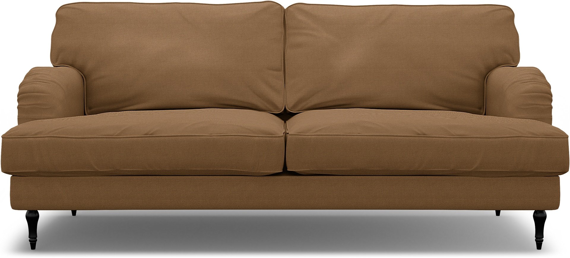 IKEA - Stocksund 3 Seater Sofa Cover, Nougat, Linen - Bemz