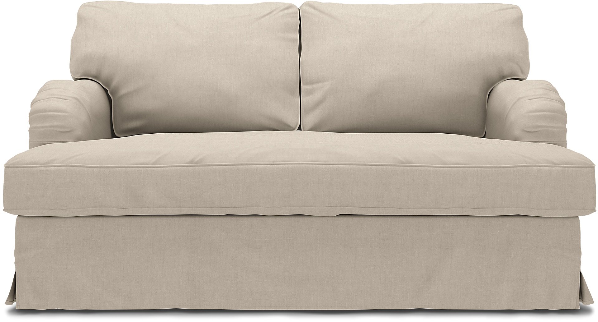 IKEA - Stocksund 2 Seater Sofa Cover, Parchment, Linen - Bemz