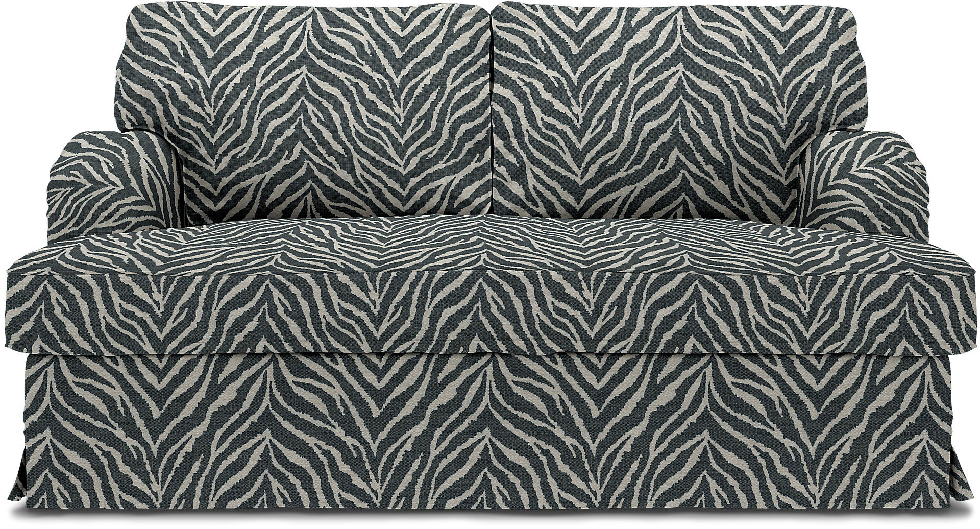 IKEA - Stocksund 2 Seater Sofa Cover, Black/White, BEMZ NATURE'S PALETTE COLLECTION - Bemz