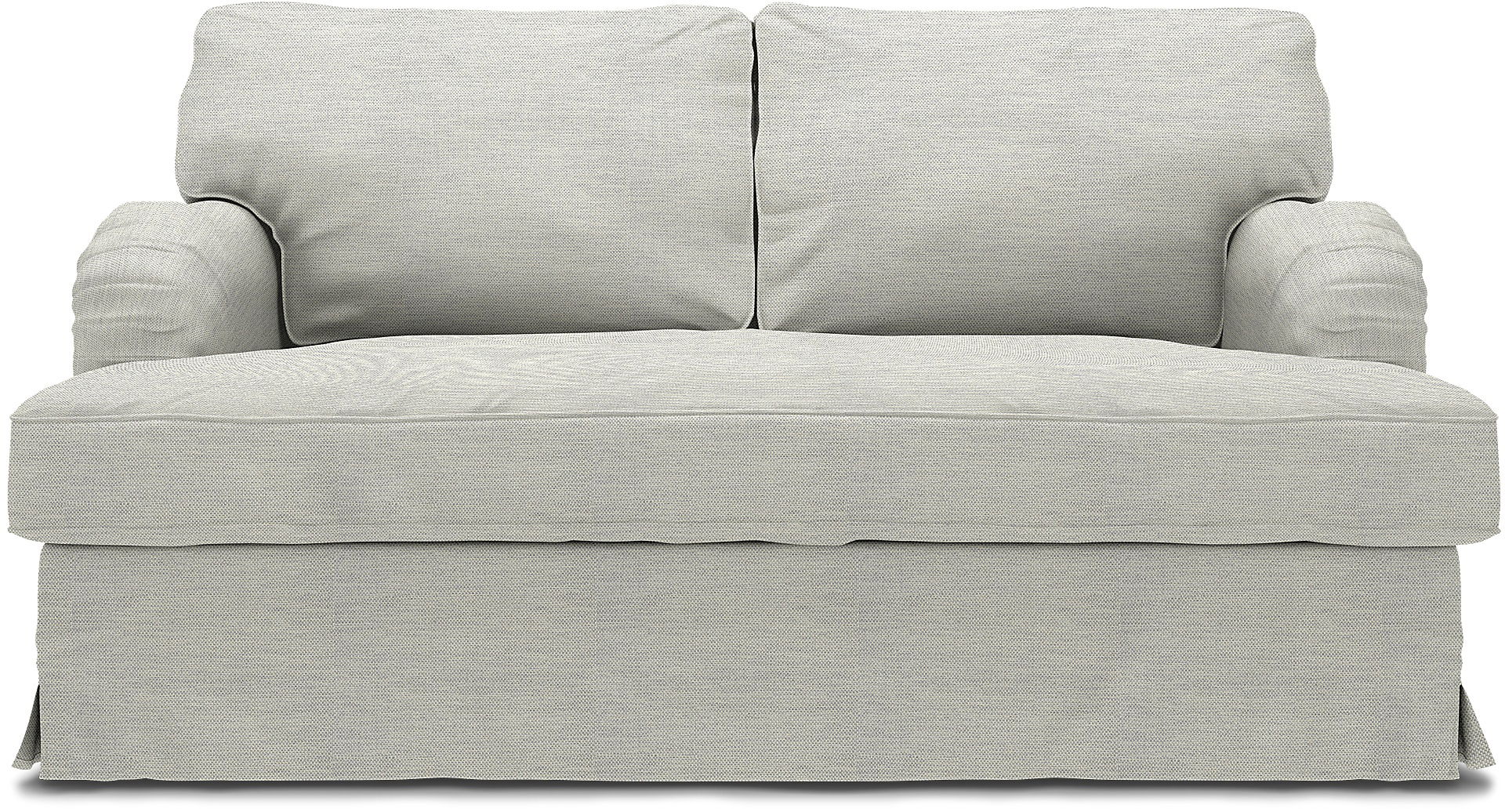 IKEA - Stocksund 2 Seater Sofa Cover, Silver Grey, Cotton - Bemz