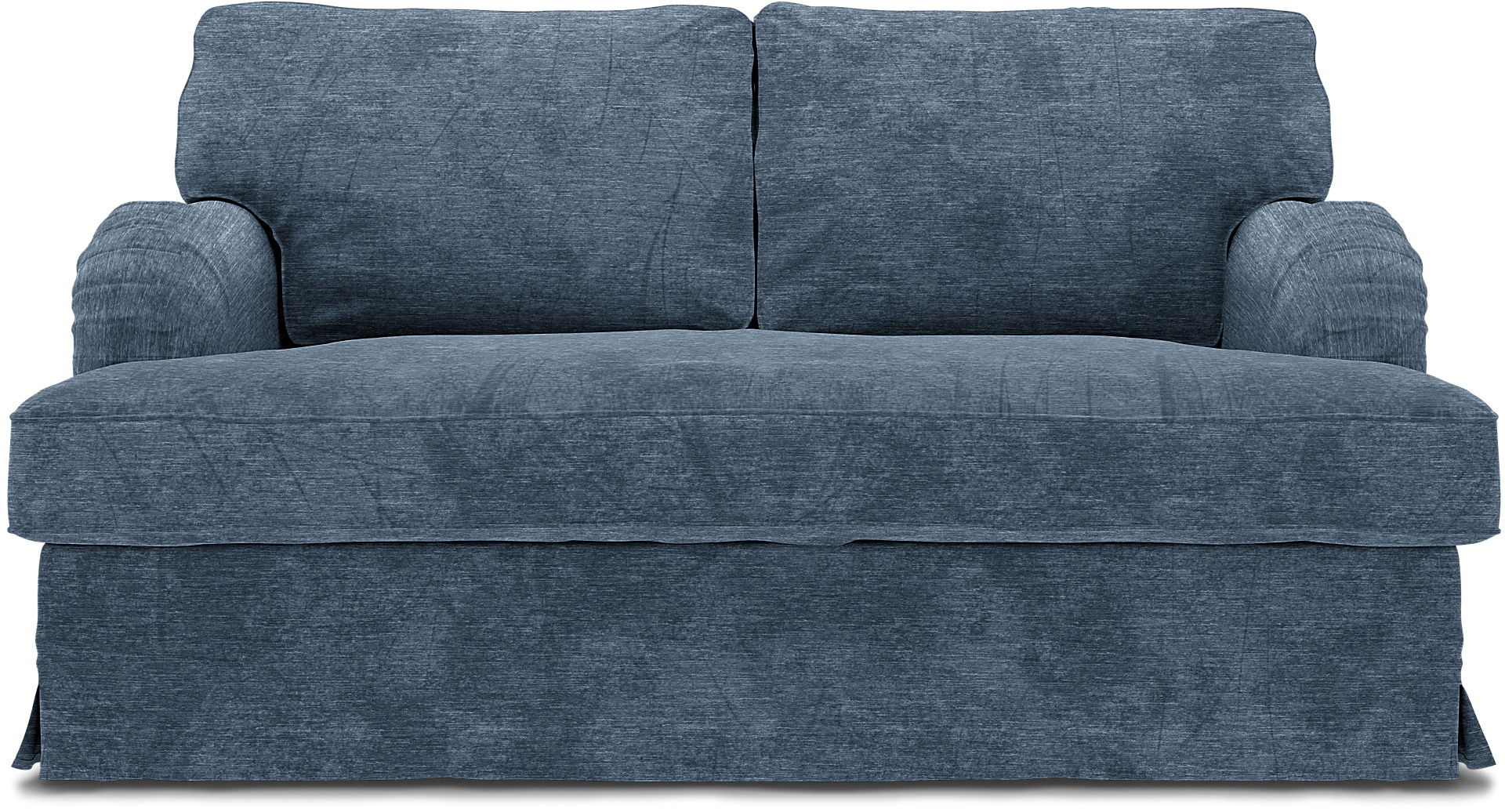 IKEA - Stocksund 2 Seater Sofa Cover, Mineral Blue, Velvet - Bemz