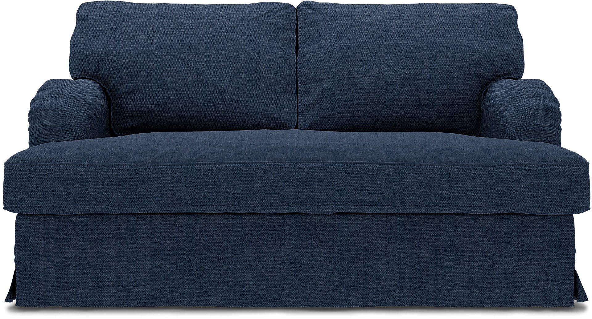 IKEA - Stocksund 2 Seater Sofa Cover, Navy Blue, Linen - Bemz