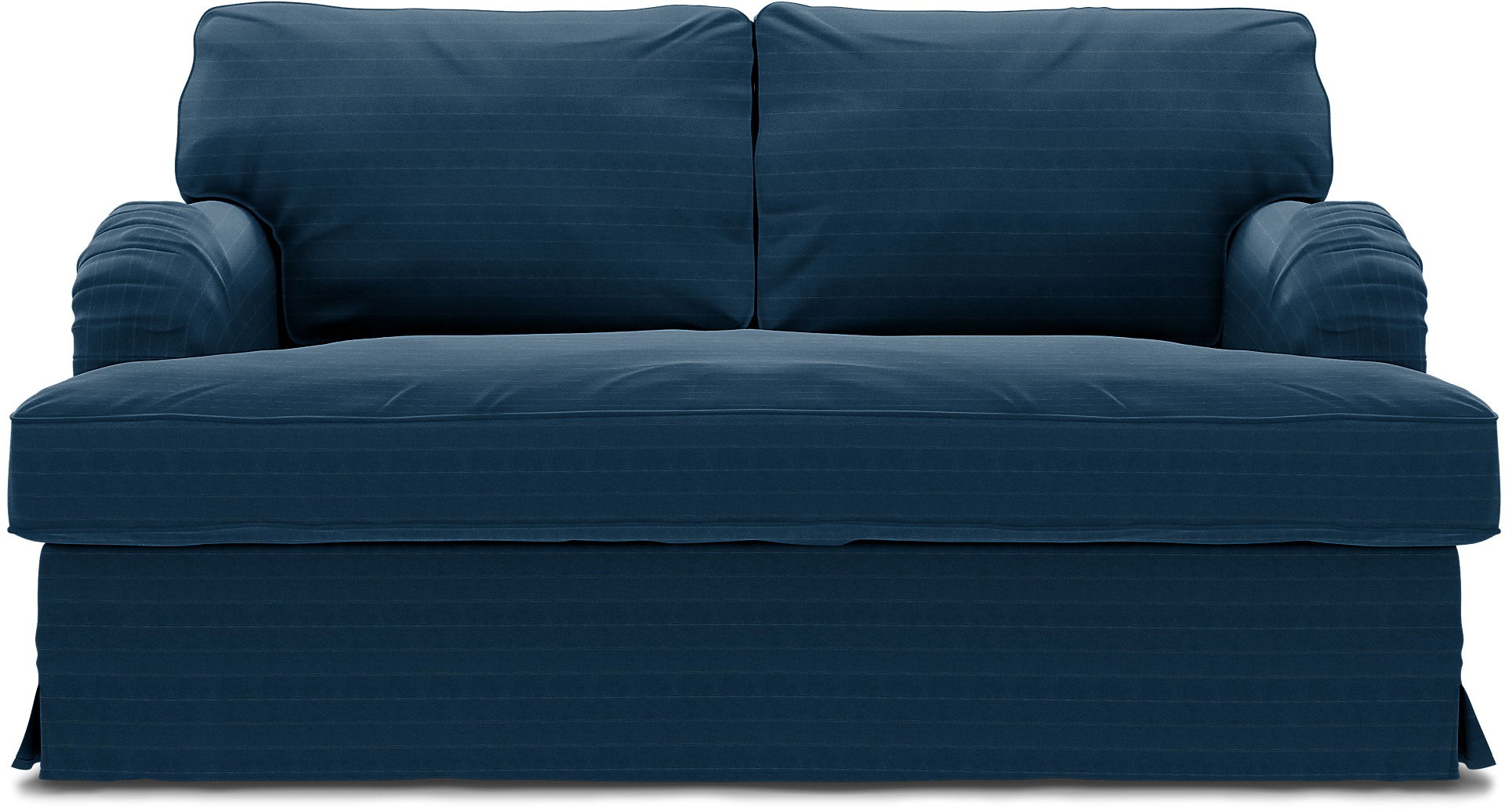 IKEA - Stocksund 2 Seater Sofa Cover, Denim Blue, Velvet - Bemz