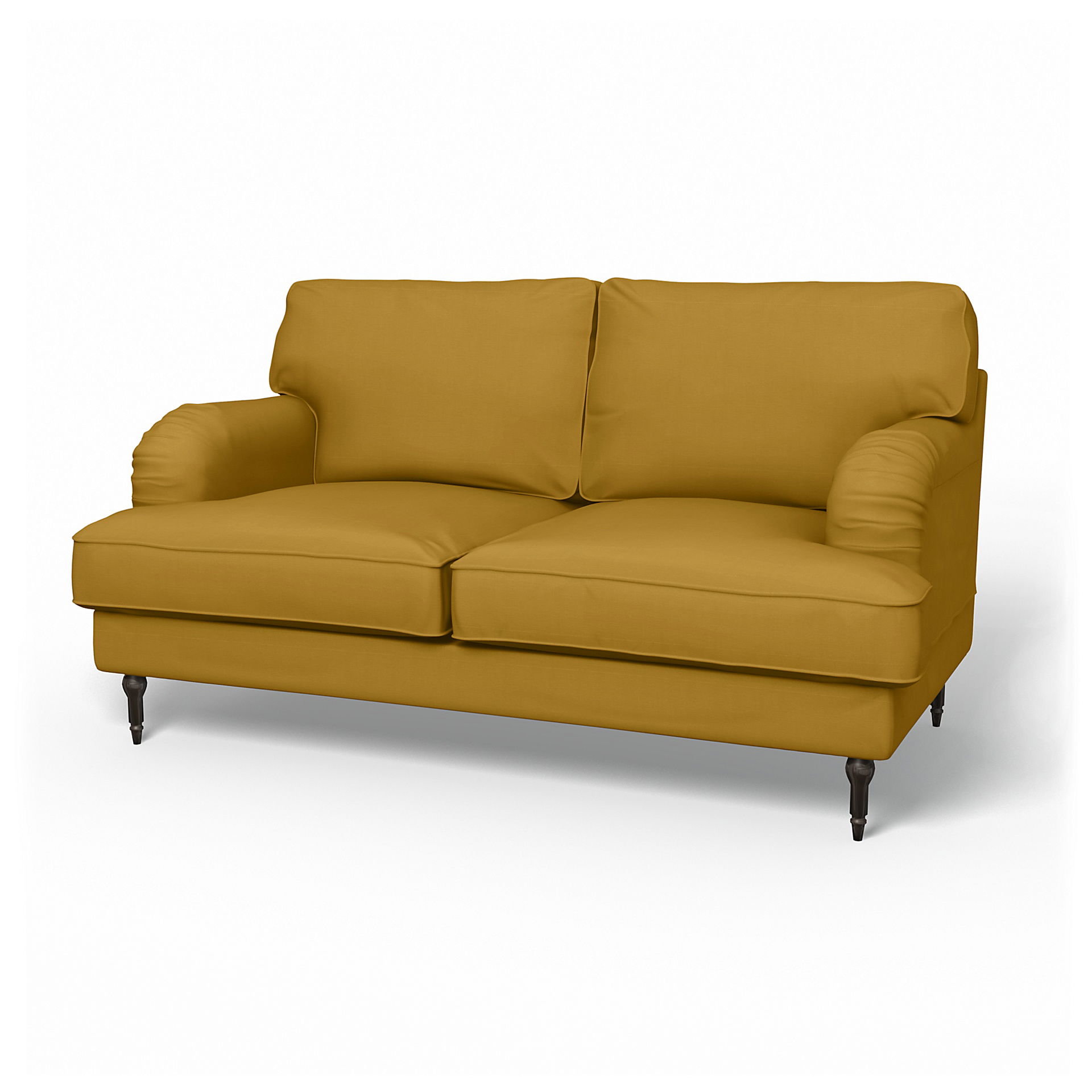 IKEA - Stocksund 2 Seater Sofa Cover, Honey Mustard, Cotton - Bemz