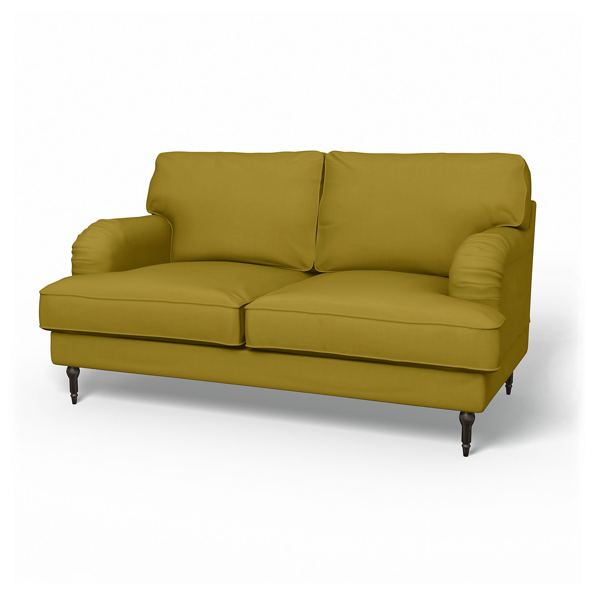IKEA - Stocksund 2 Seater Sofa Cover, Olive Oil, Cotton - Bemz