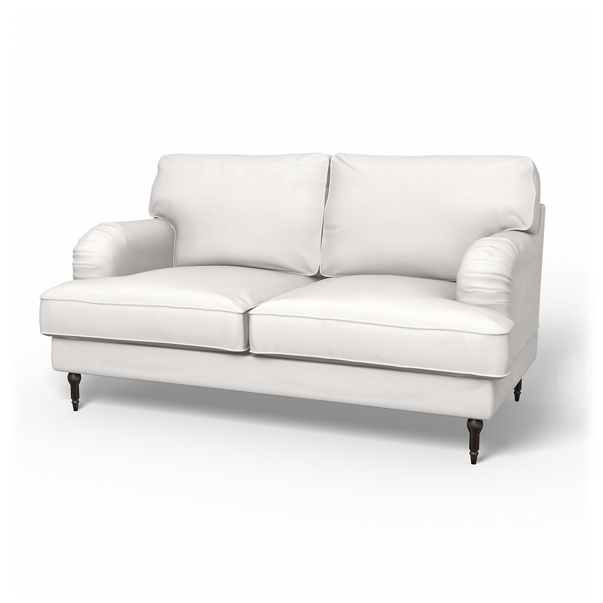 IKEA - Stocksund 2 Seater Sofa Cover, Soft White, Linen - Bemz