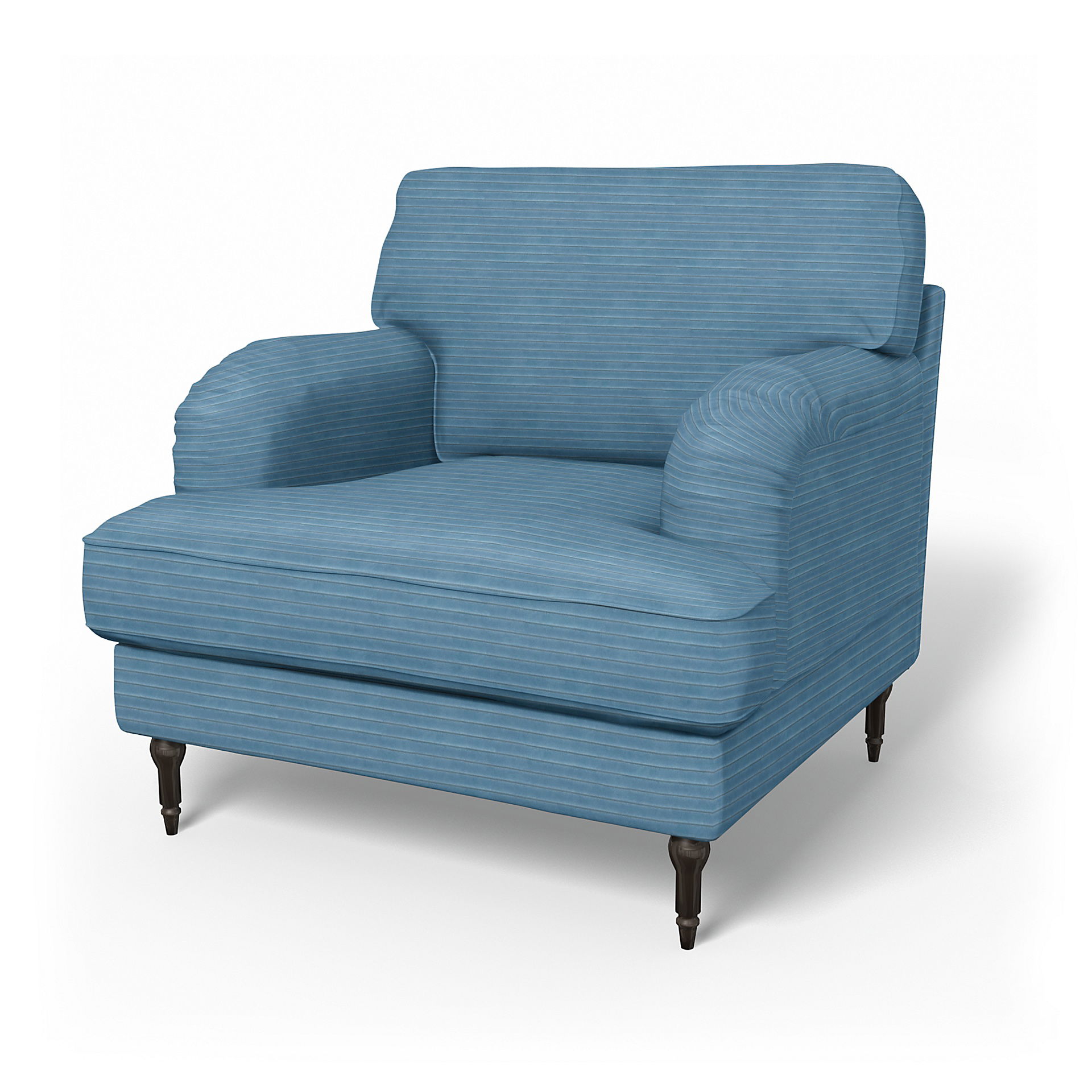 IKEA - Överdrag till Stocksund fåtölj, Sky Blue, Manchester - Bemz