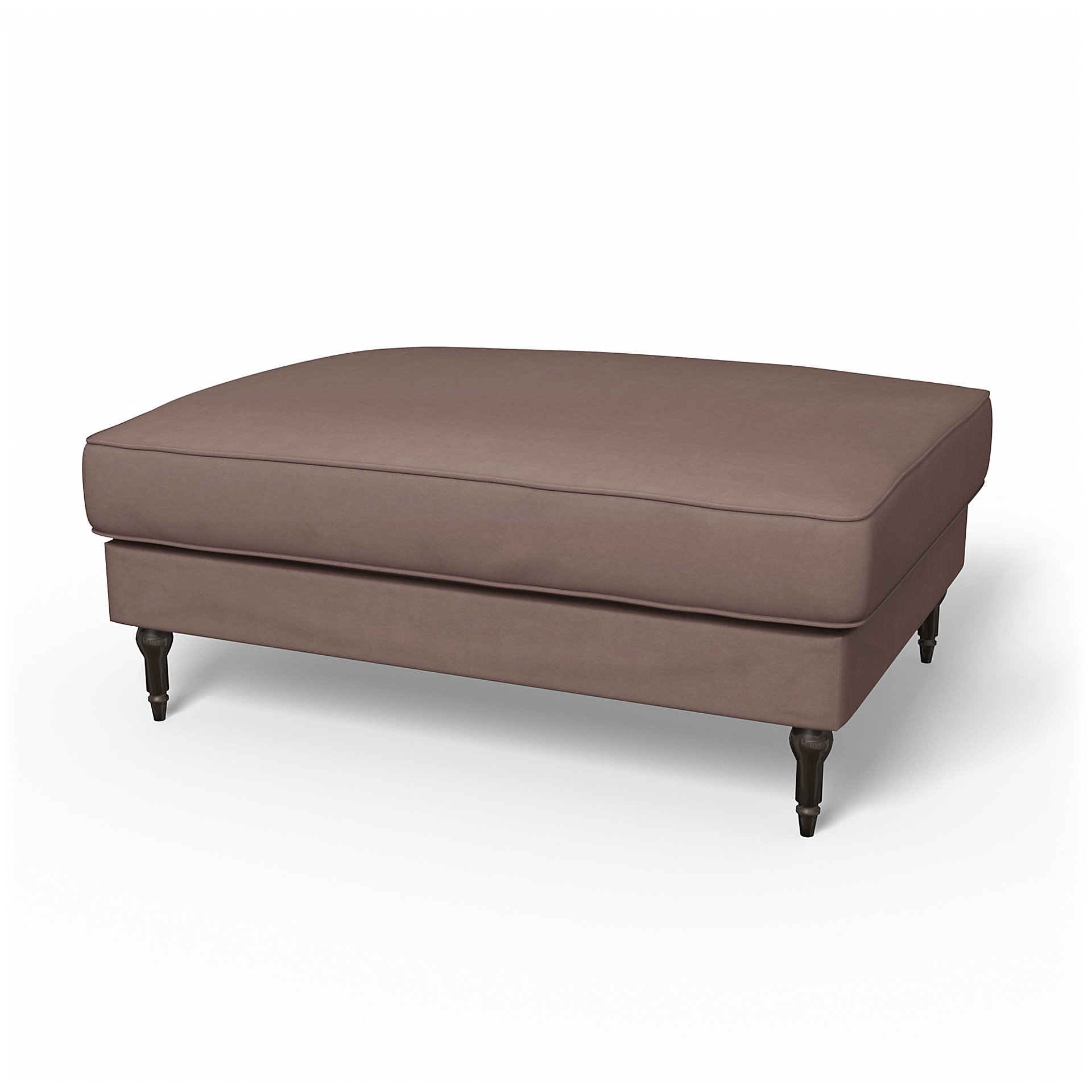 IKEA - Stocksund Footstool Cover, Lavender, Velvet - Bemz