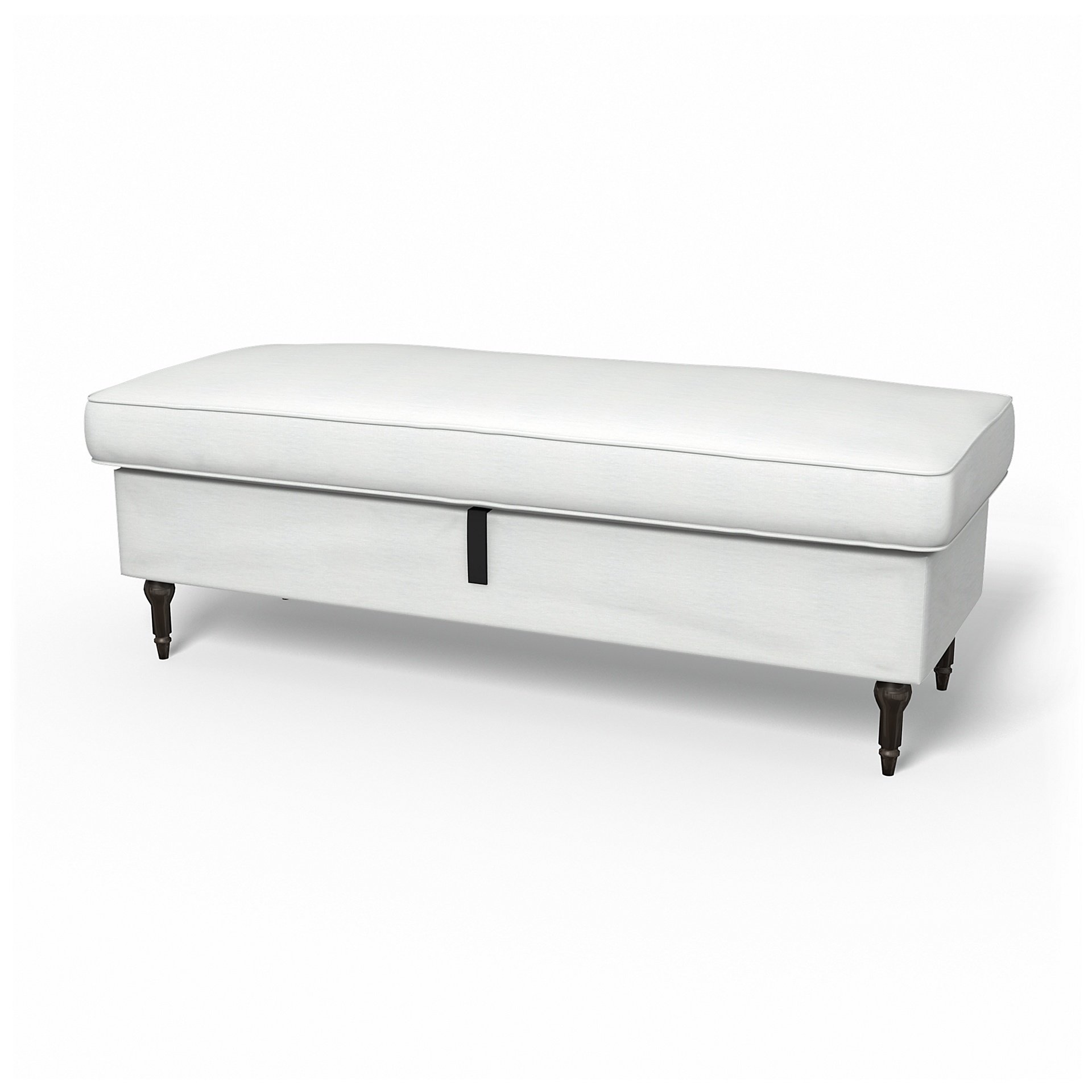 IKEA - Stocksund Bench Cover, White, Linen - Bemz