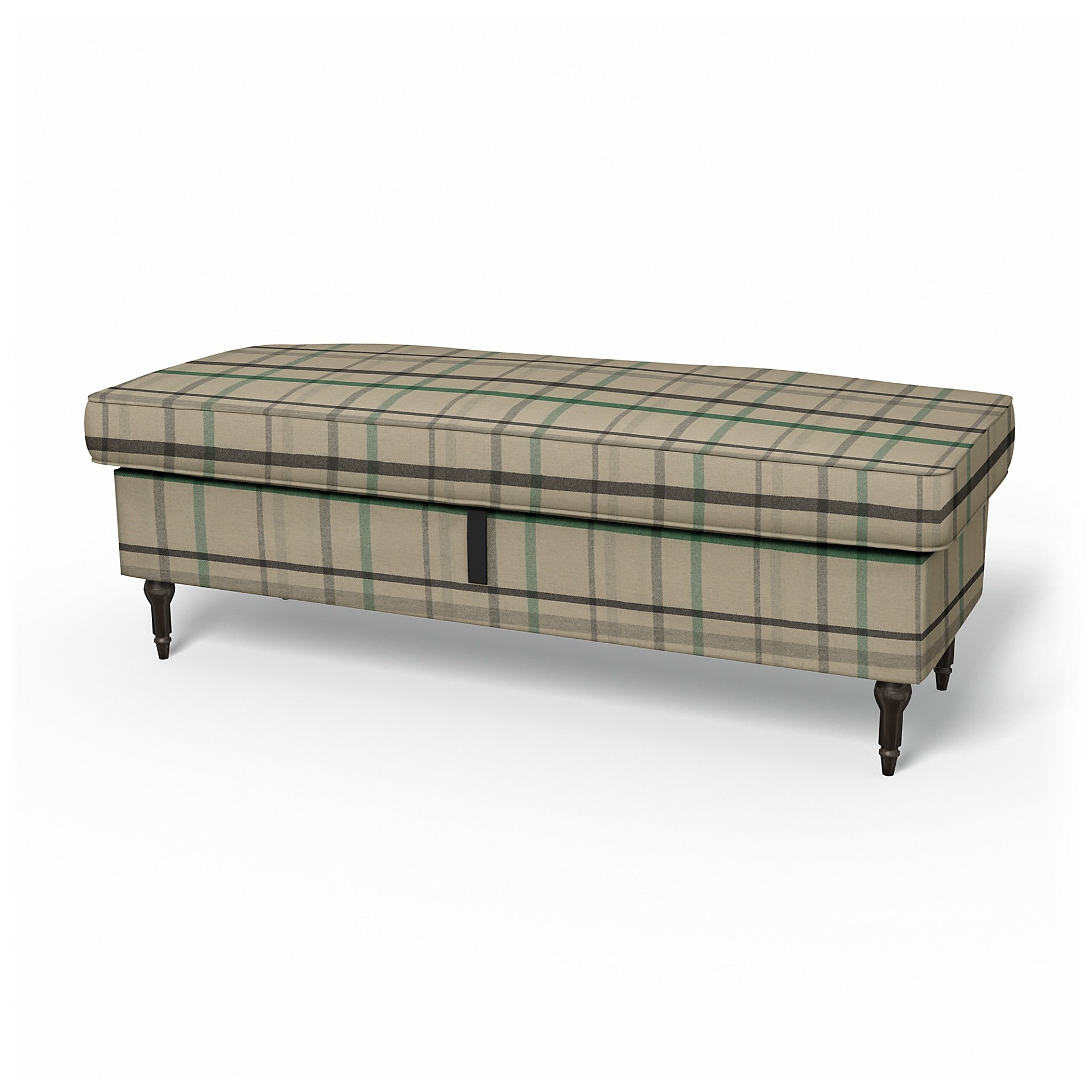 IKEA - Stocksund Bench Cover, Forest Glade, Wool - Bemz