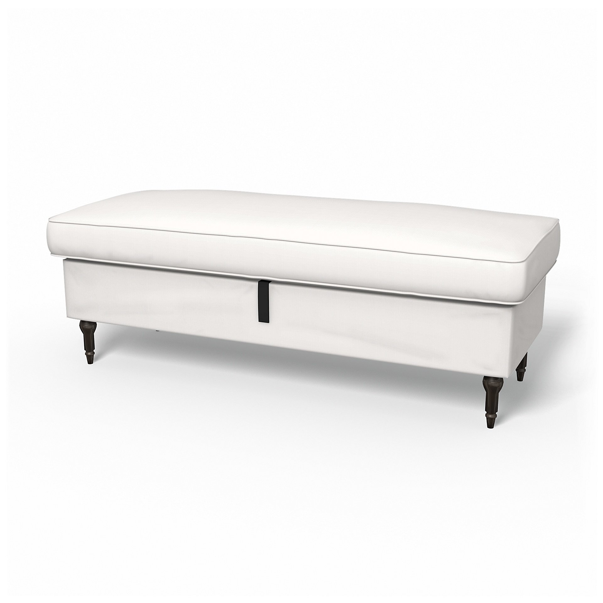 IKEA - Stocksund Bench Cover, Soft White, Linen - Bemz