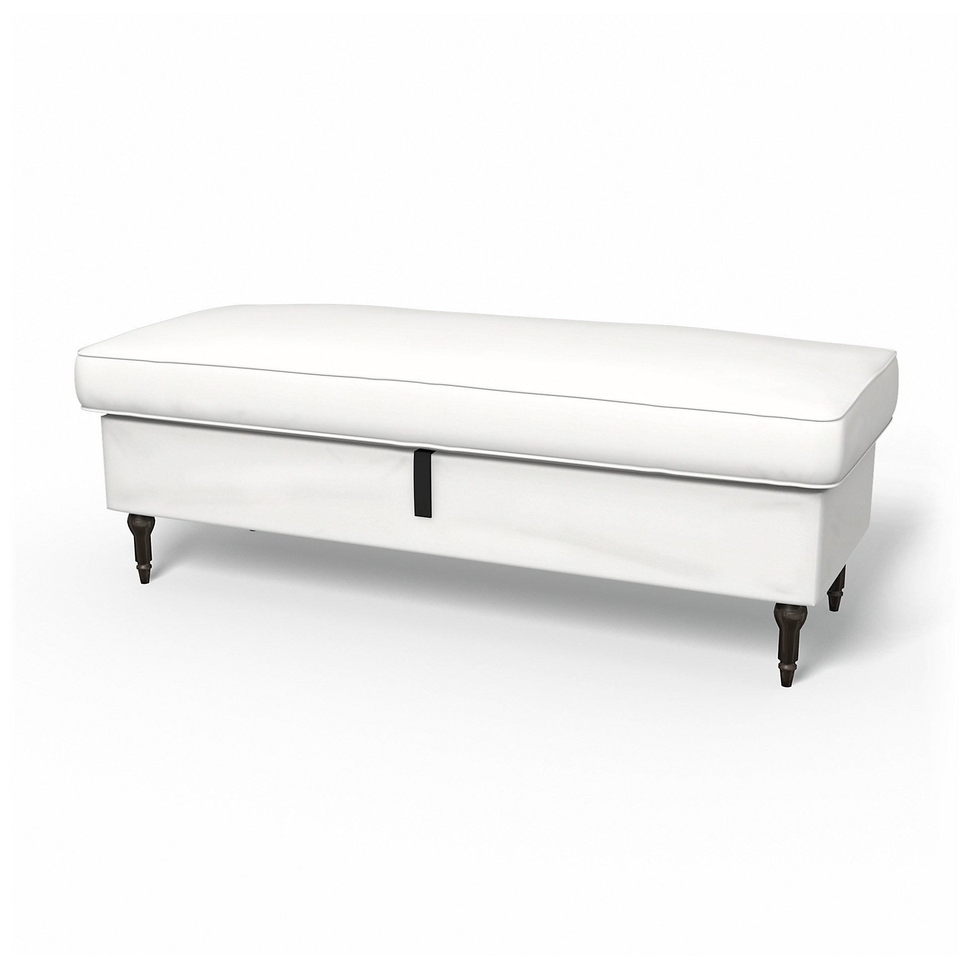 IKEA - Stocksund Bench Cover, Absolute White, Linen - Bemz